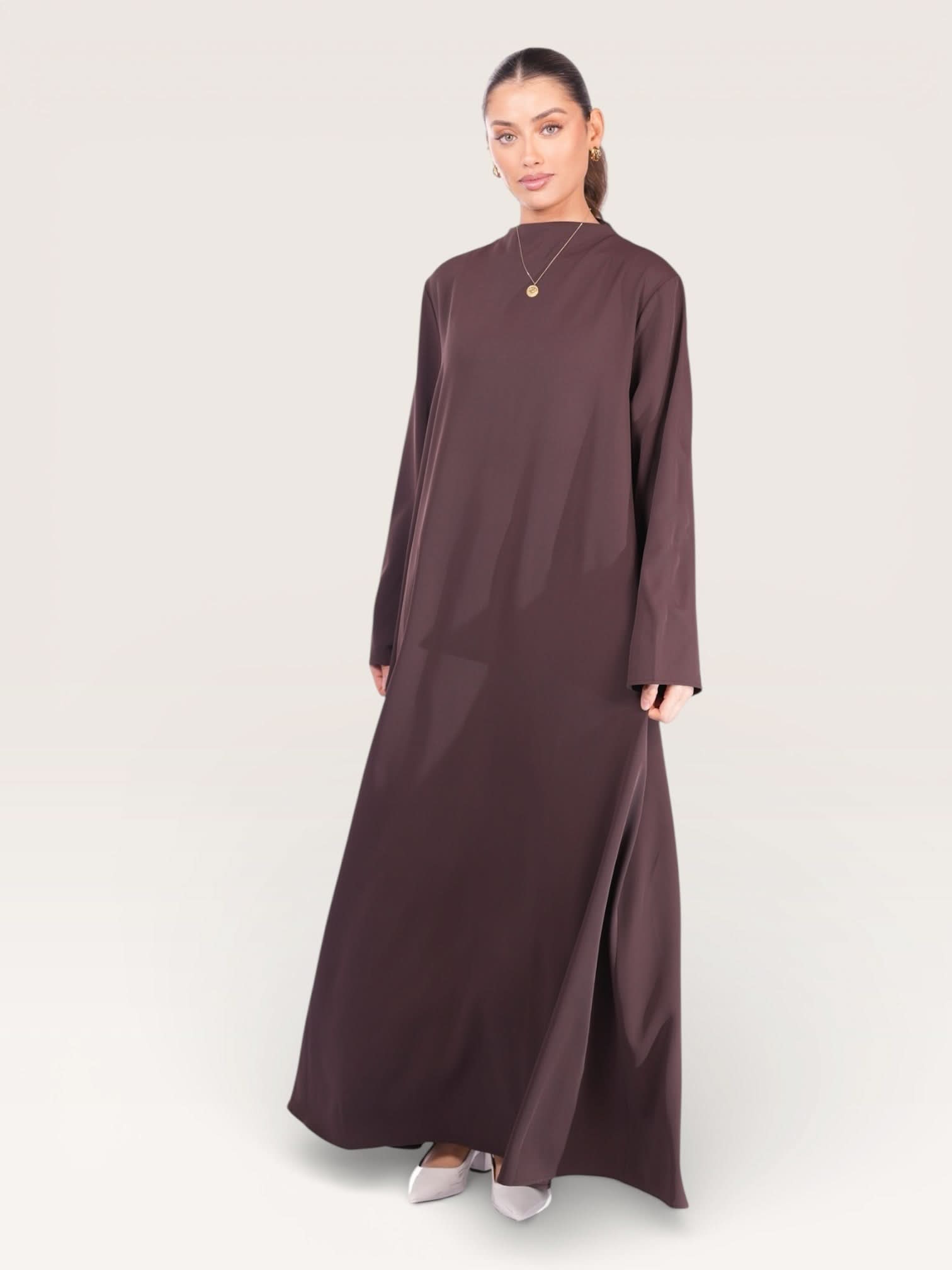 kimono abaya - espresso - Losyana.Shop