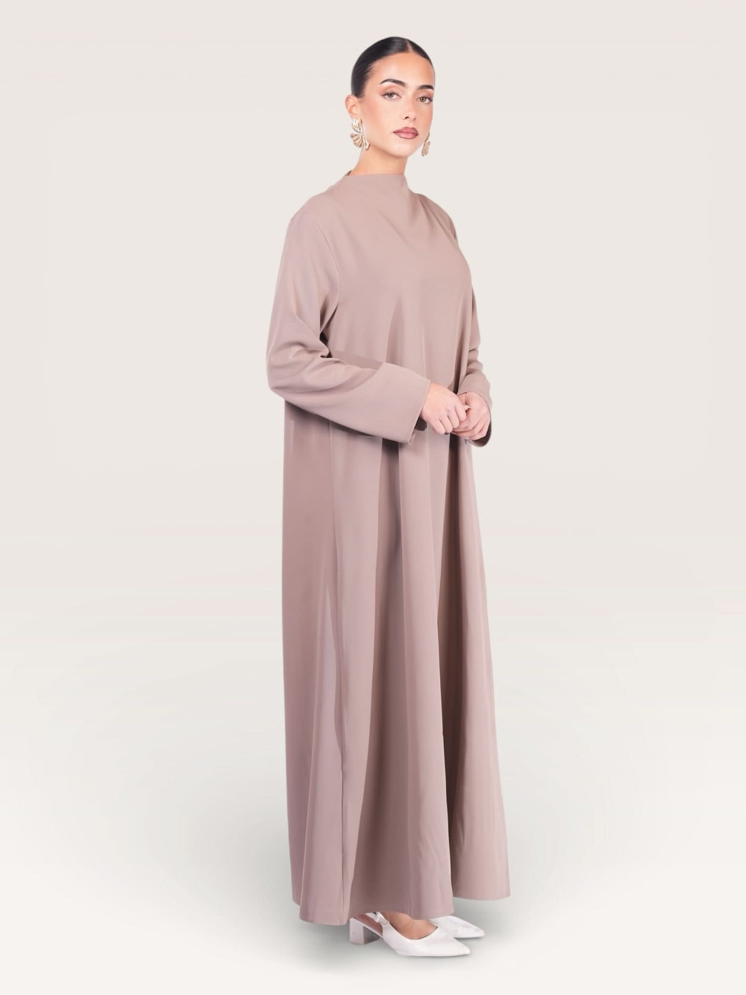 kimono abaya - stone