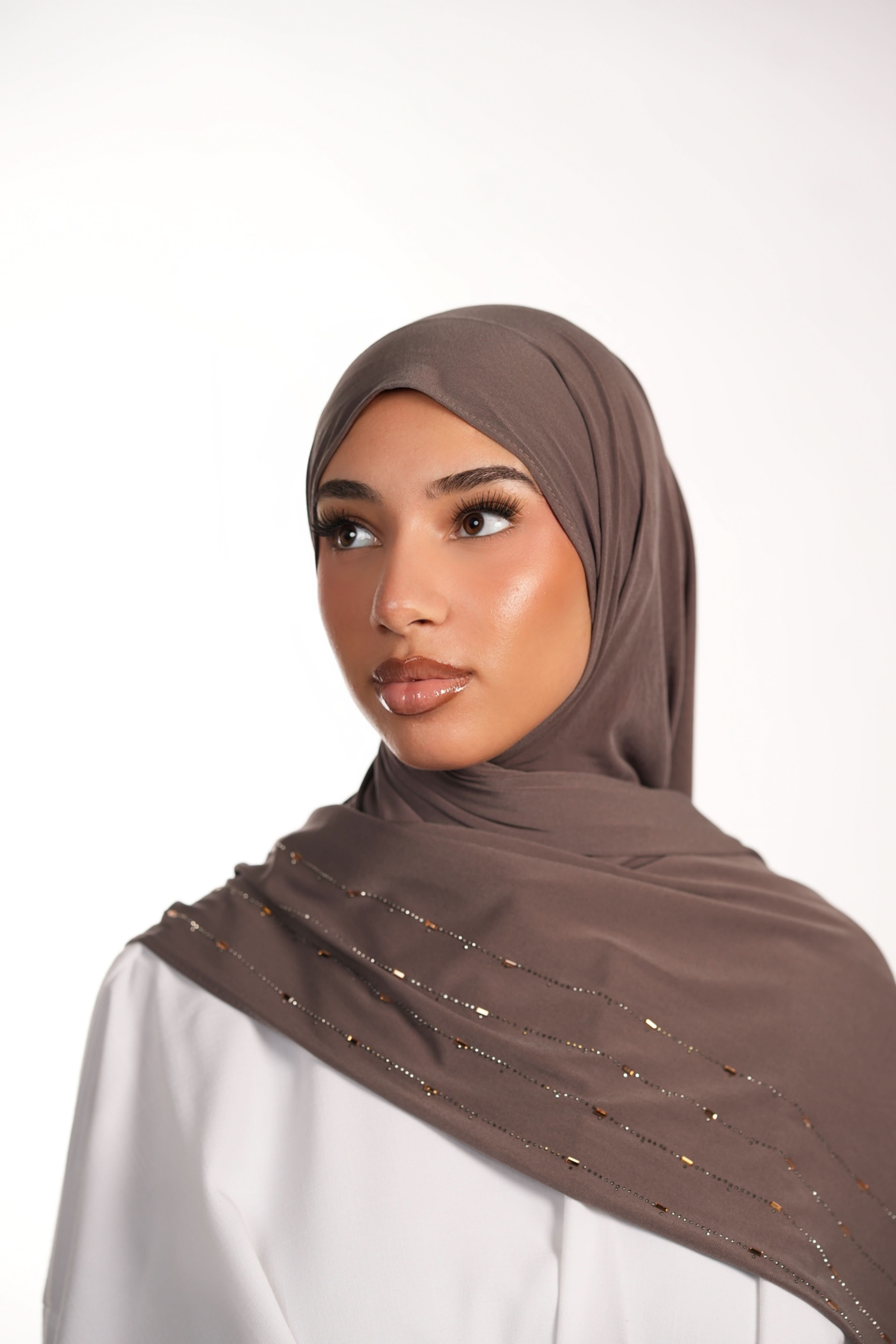 Premium Jersey Strass - wood - Losyana.Shop