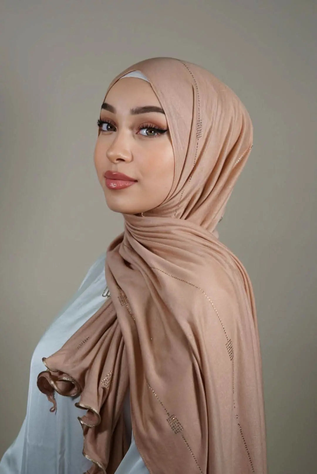 Diamond jersey 2 - nude peach - Losyana.Shop