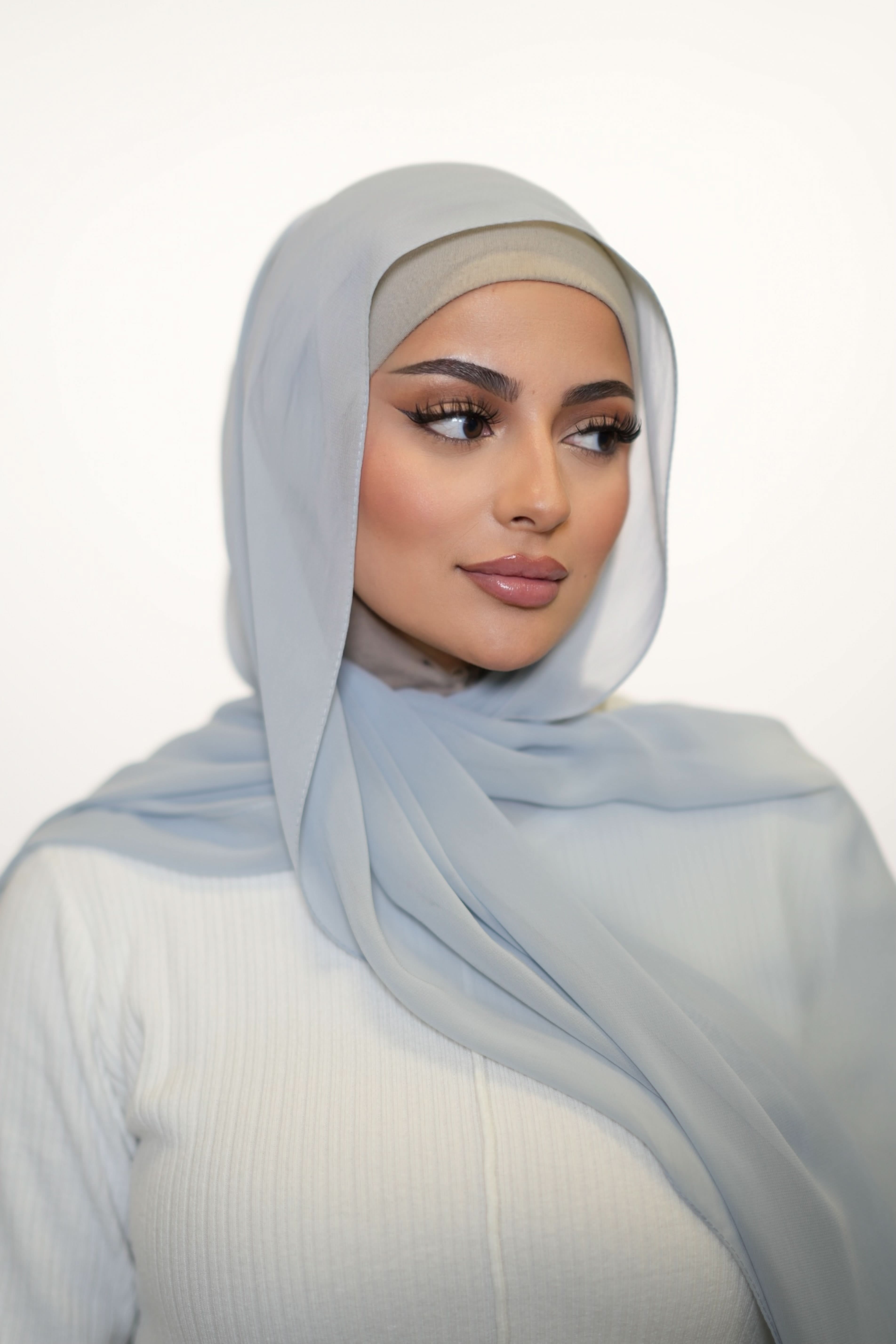 Chiffon - Lavender Grey - Losyana.Shop