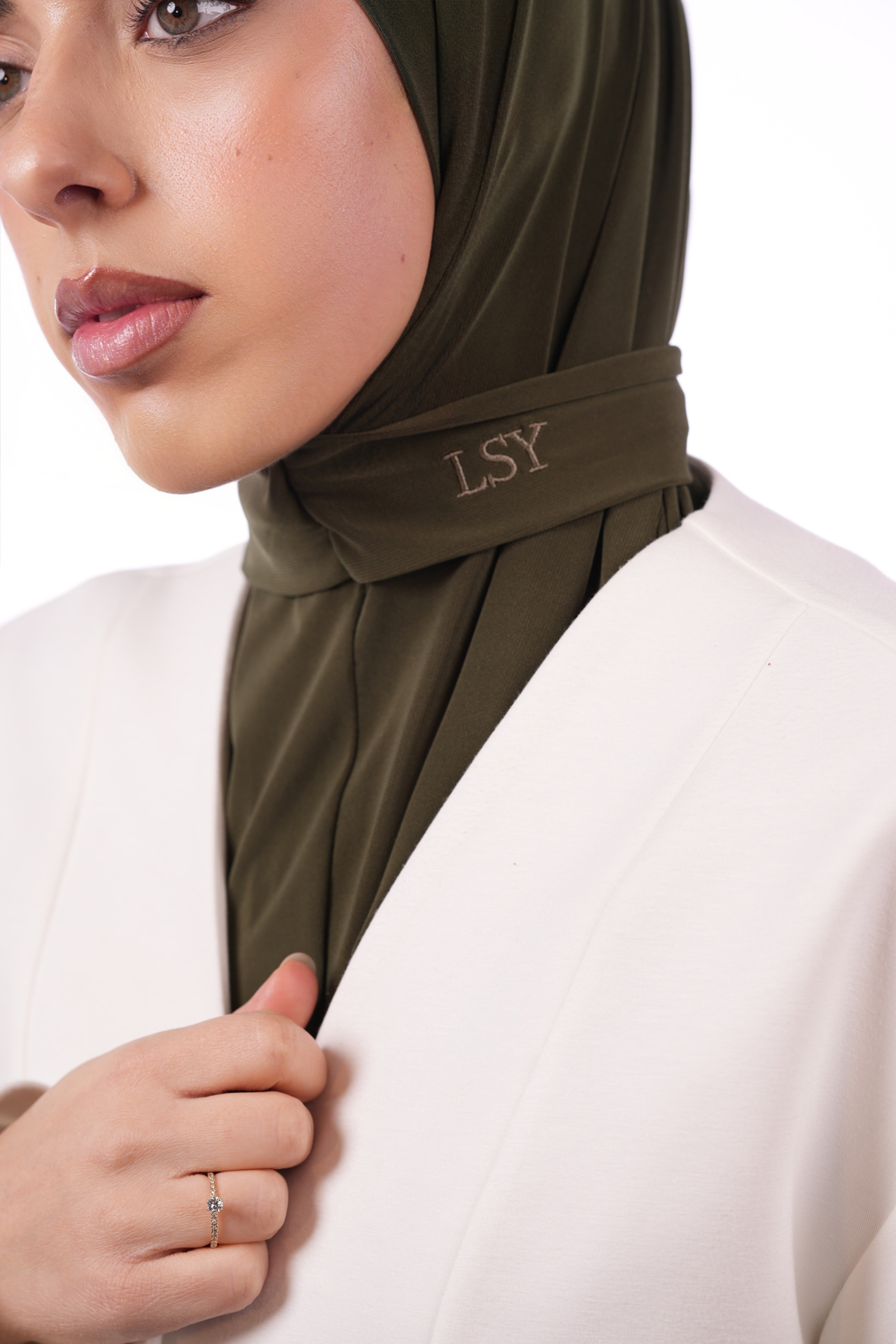 Instant Hijab - army green