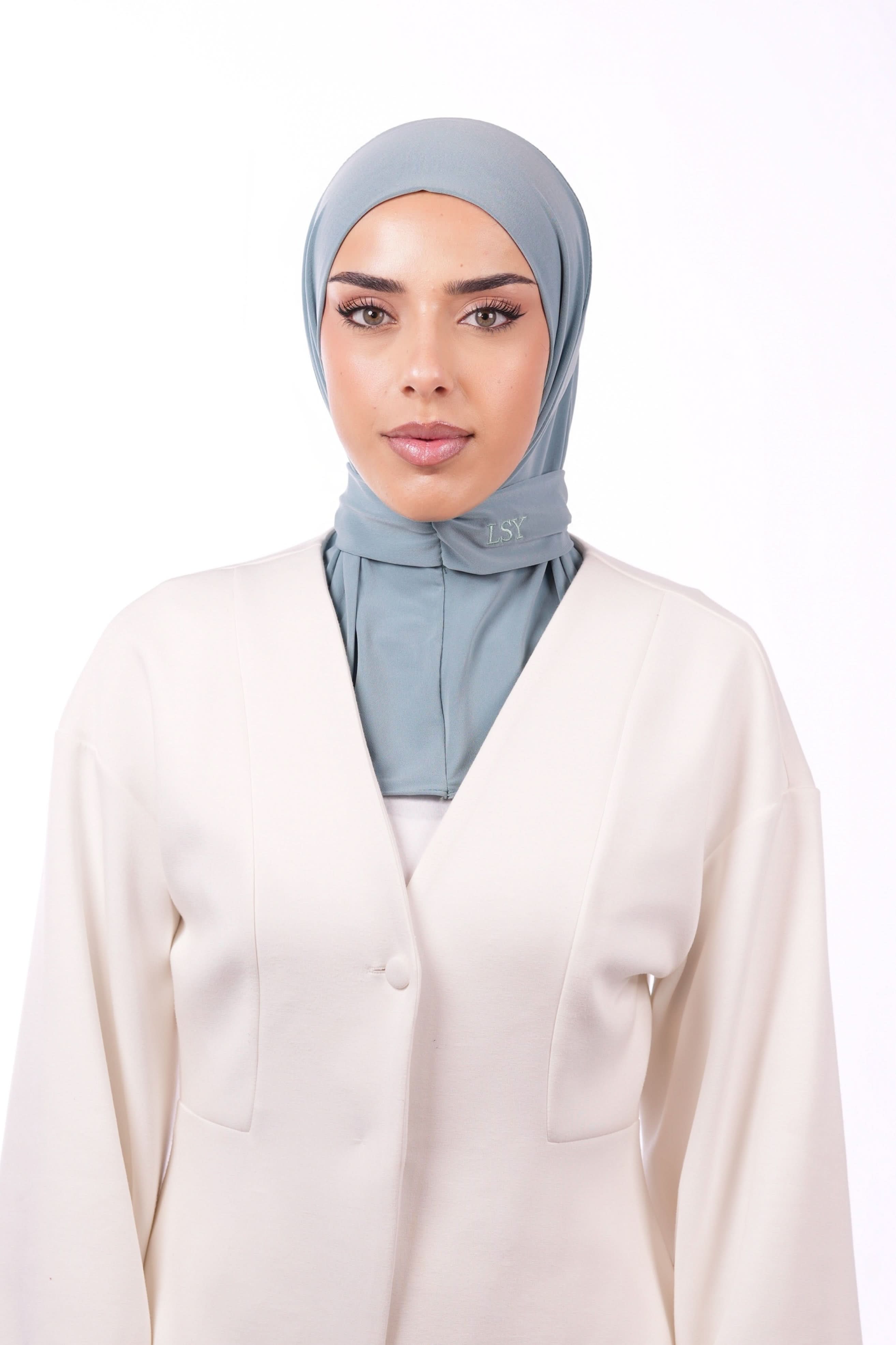 Instant Hijab - baby blue