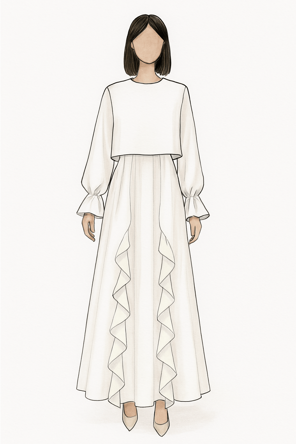 AMALFI MUSE - WHITE - Losyana.Shop