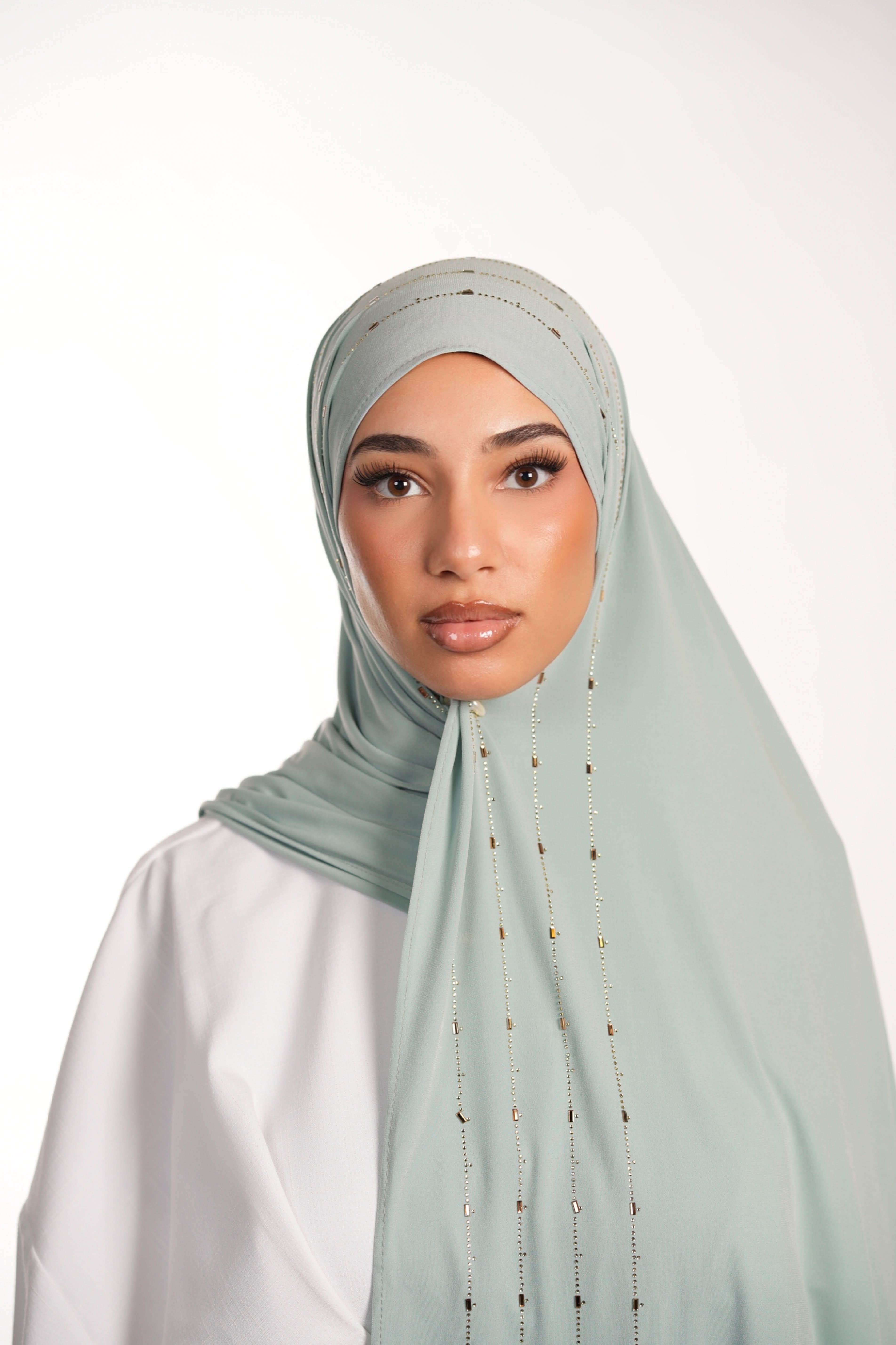 Premium Jersey Strass - mint - Losyana.Shop