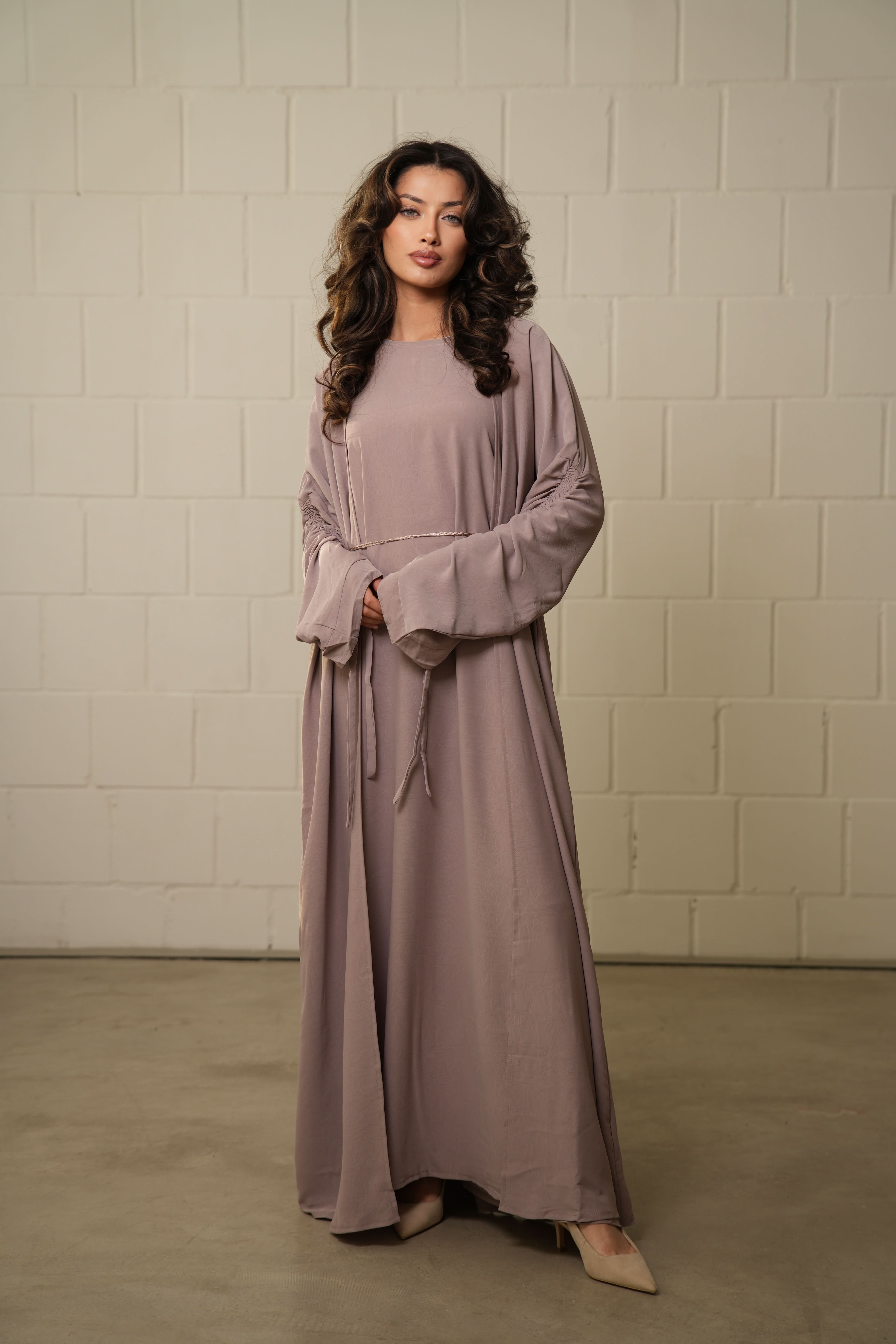 daily Abaya - almond - Losyana.Shop