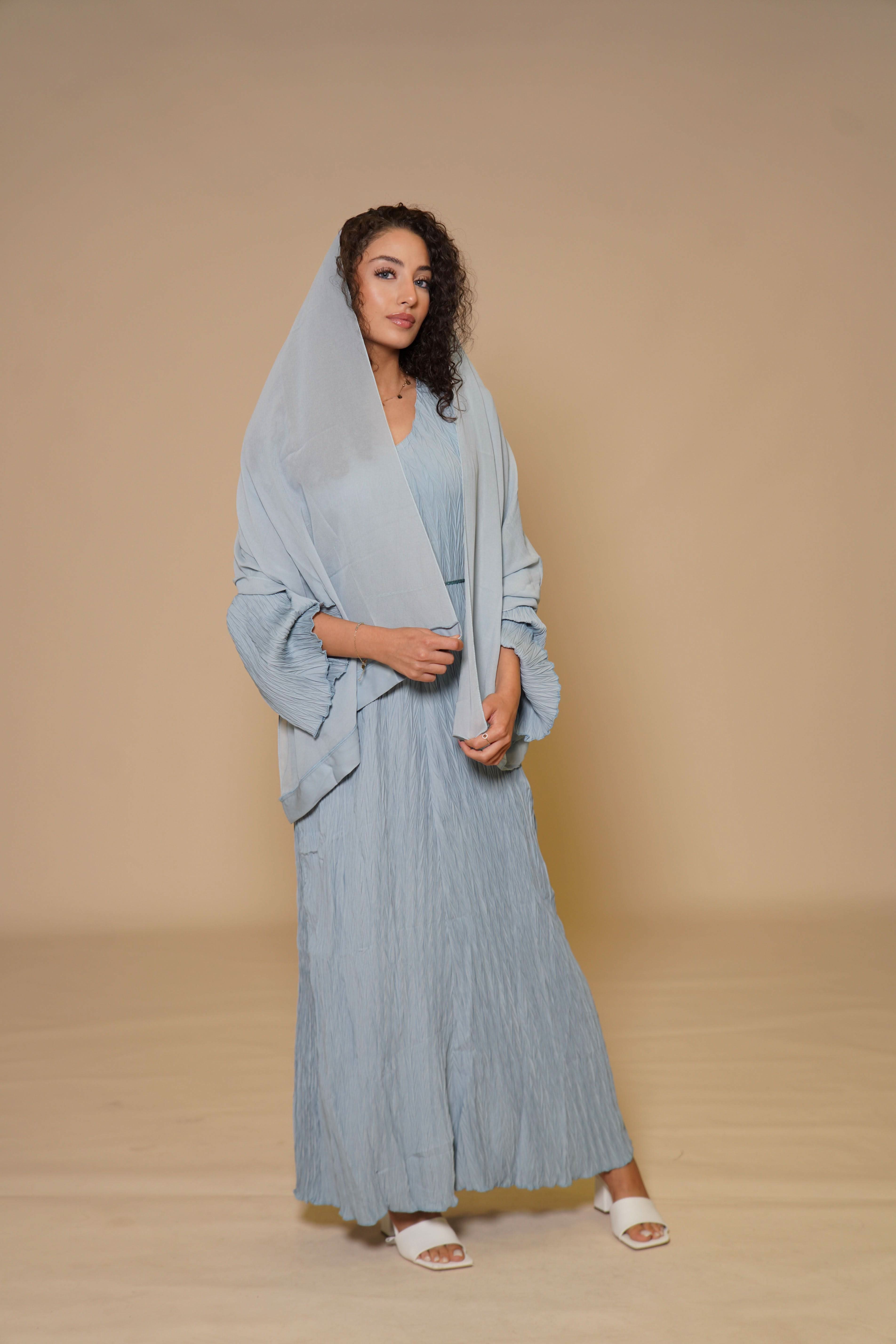 dress - Baby Blue - Losyana.Shop
