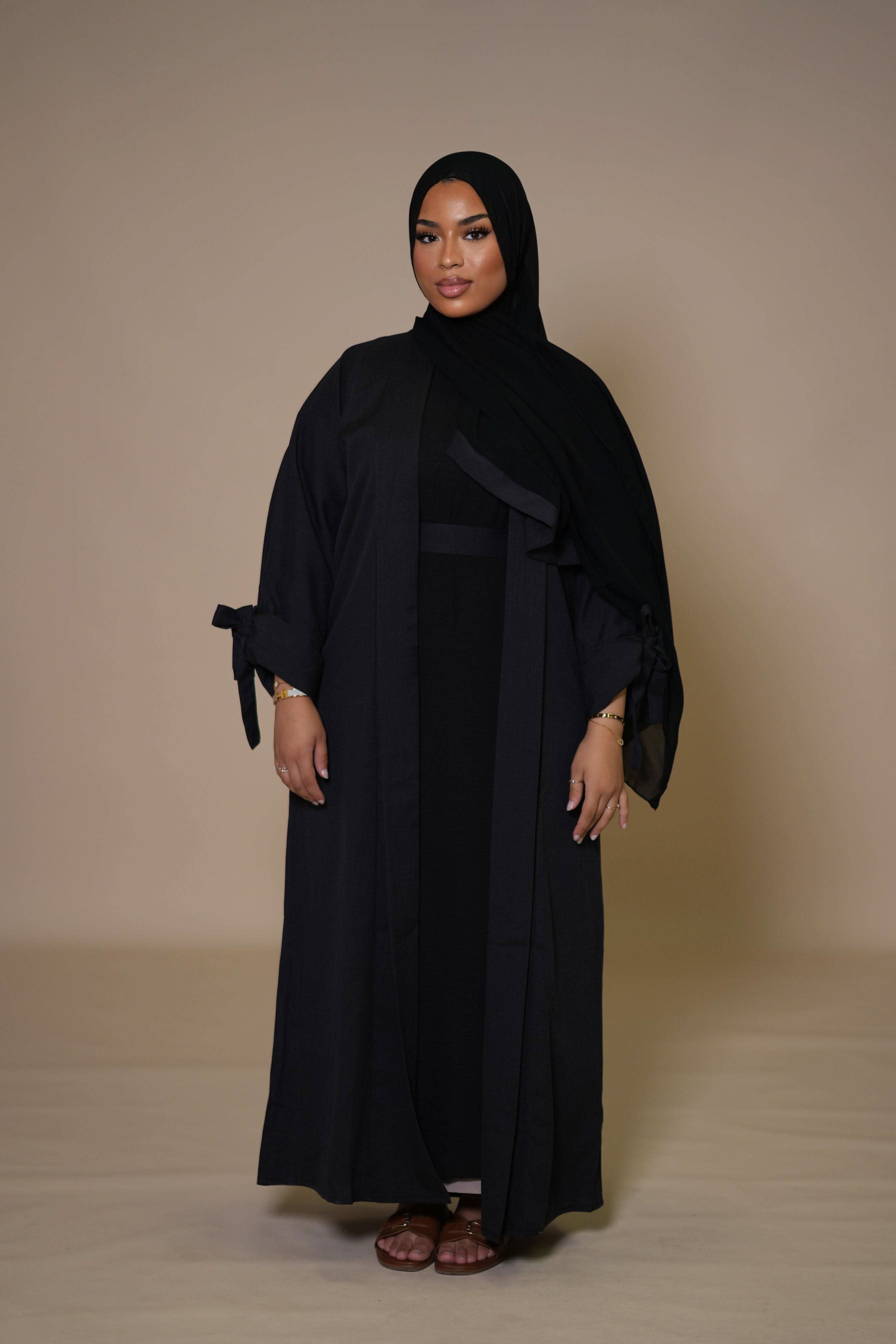 Dubai Linen Set - black - Losyana.Shop