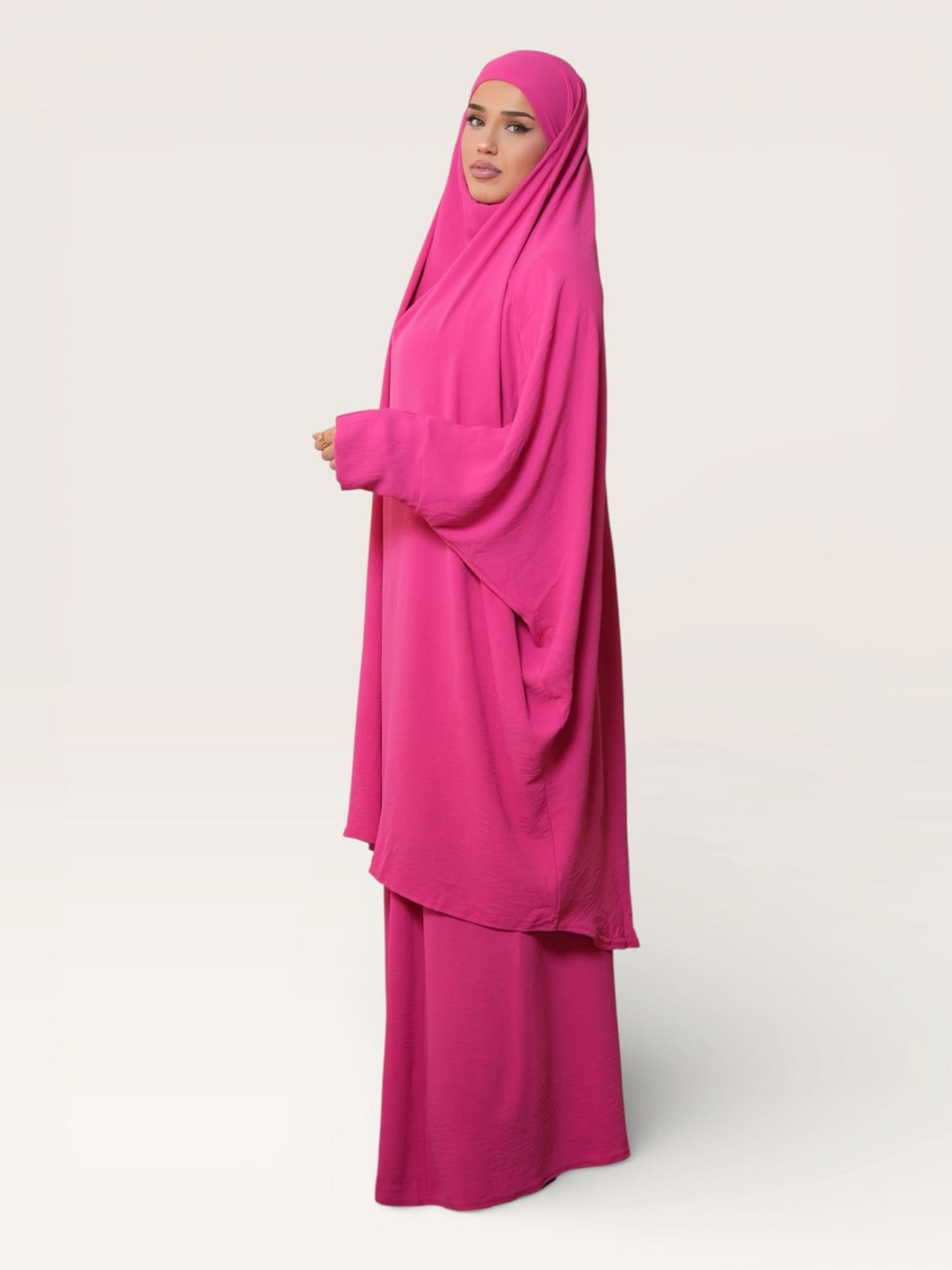 jazz jilbab - pink - Losyana.Shop