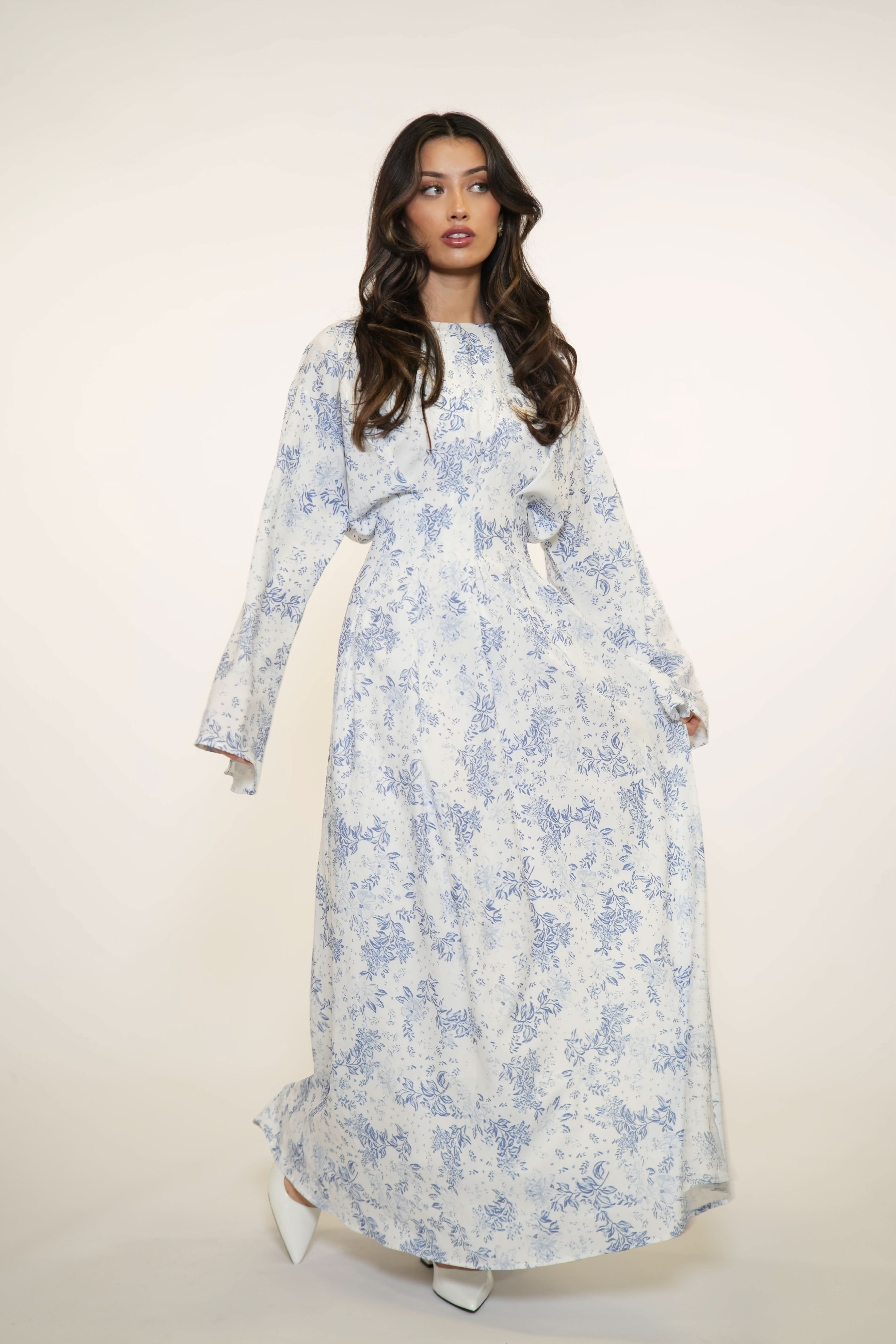 LA BALLEZA CORSET DRESS - AMALFI GARDEN - Losyana.Shop