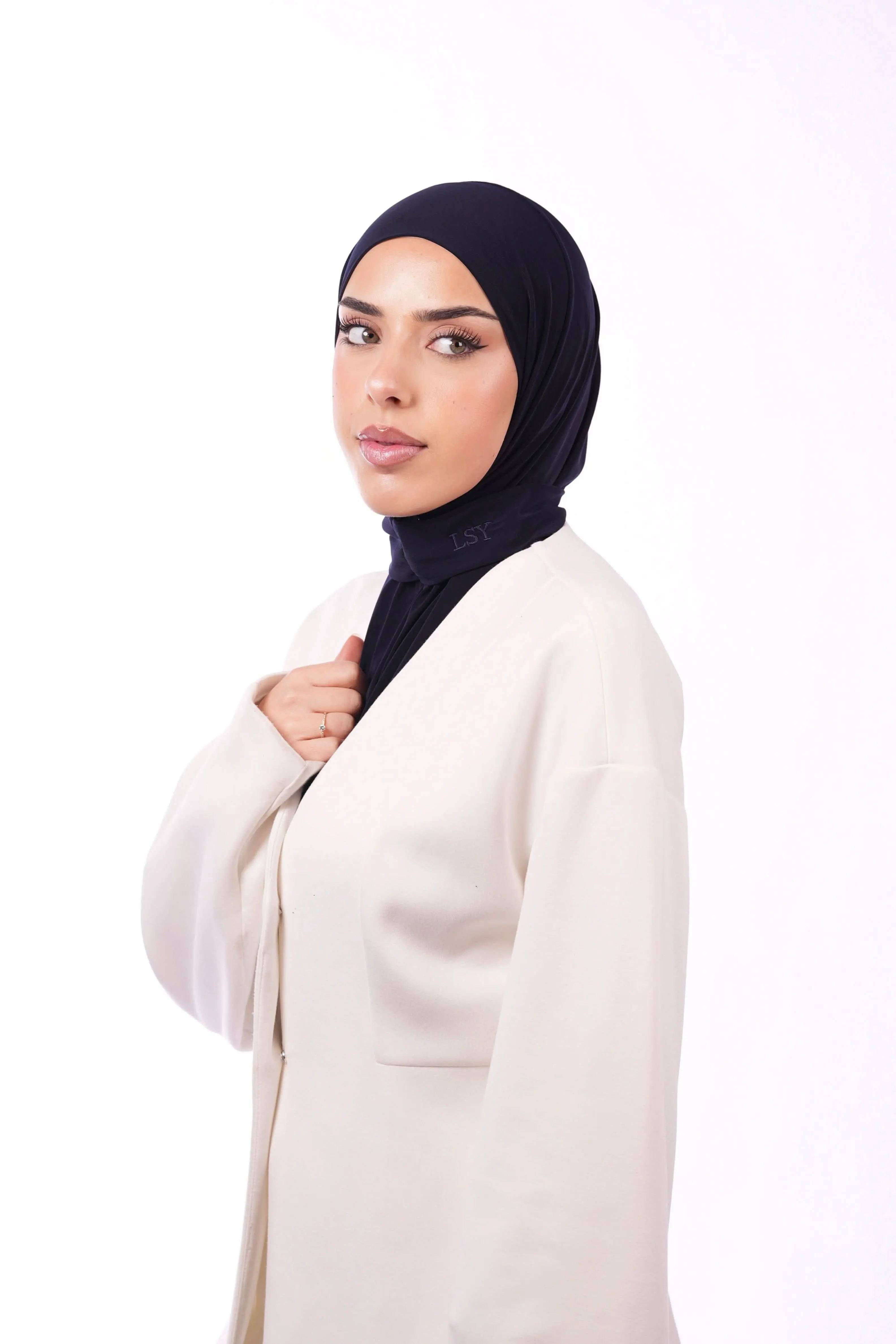 Instant Hijab - navy Losyana.Shop