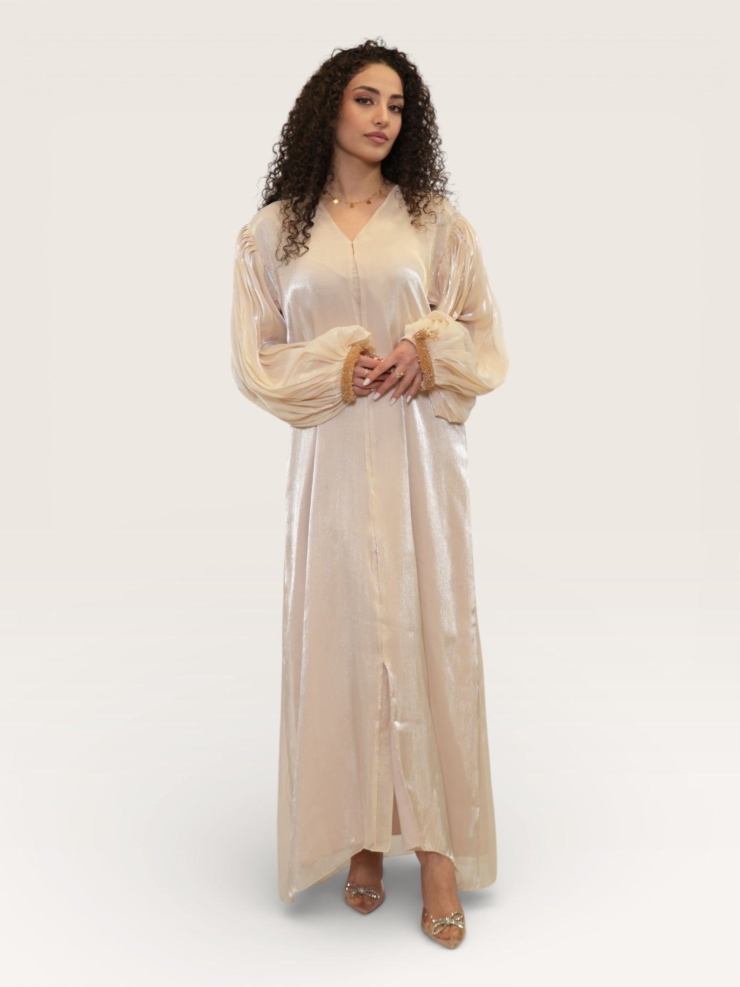 Glamor Abaya - beige
