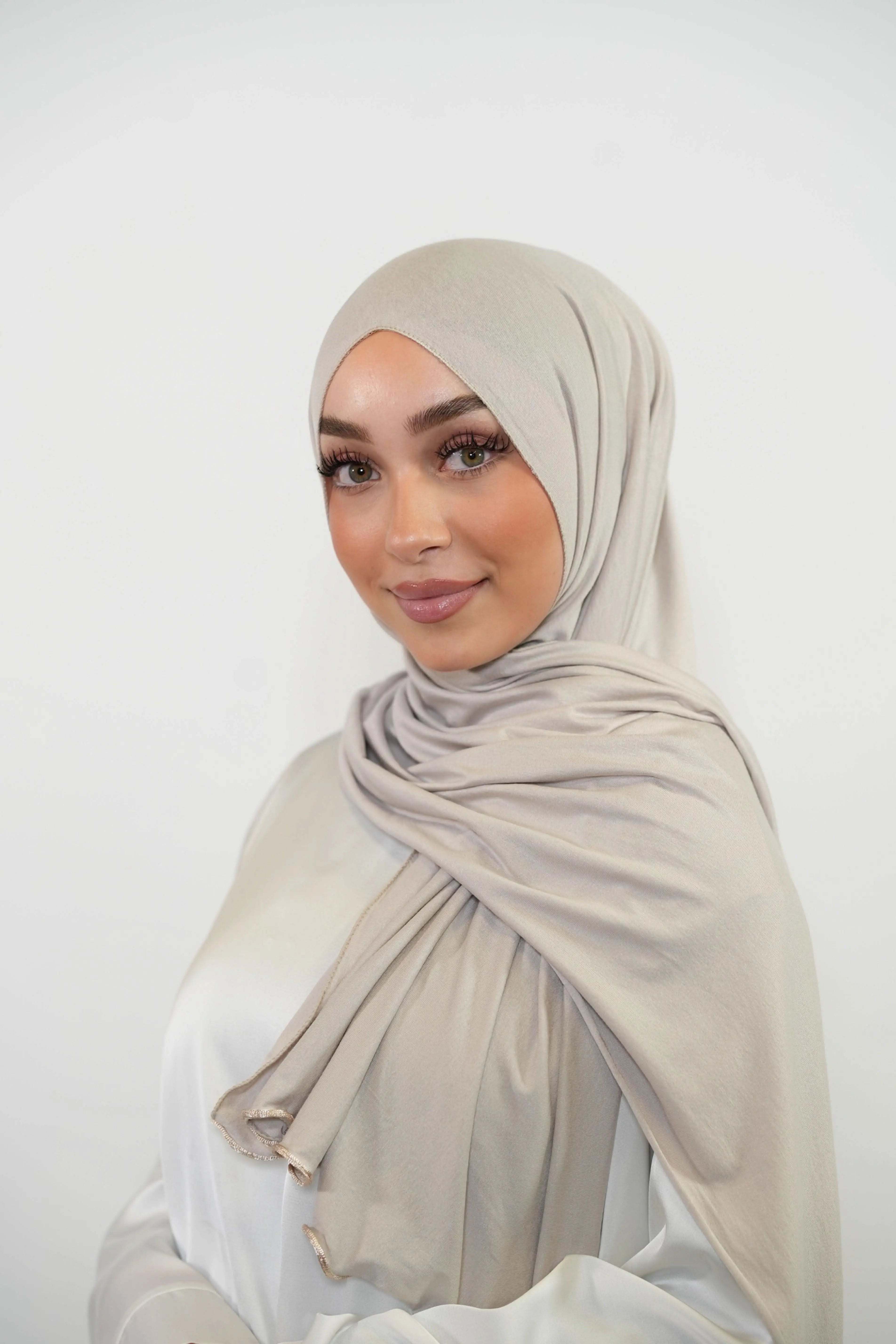 Jersey Line - ashy beige - Losyana.Shop