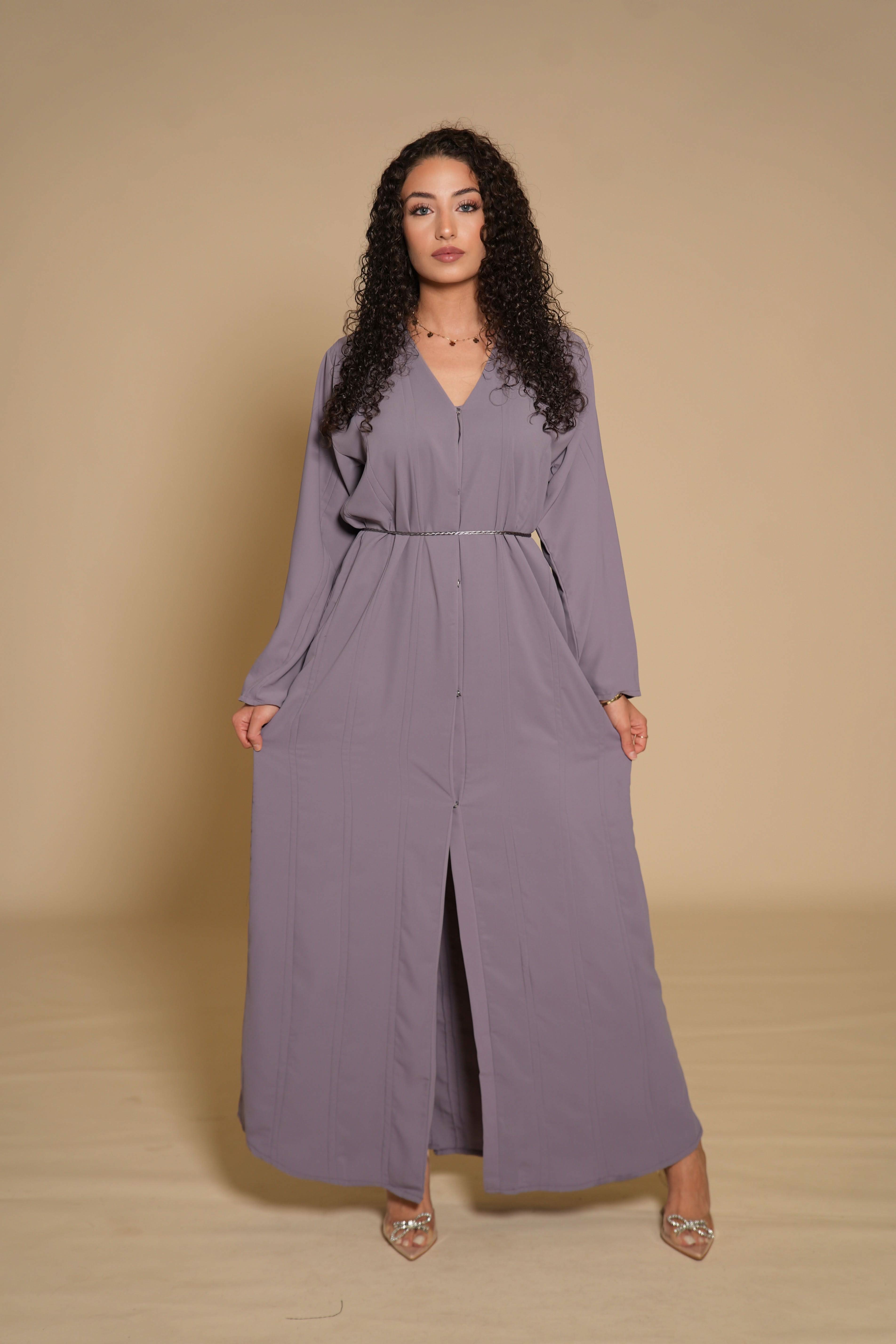 Abaya/Kimono - lavendel - Losyana.Shop