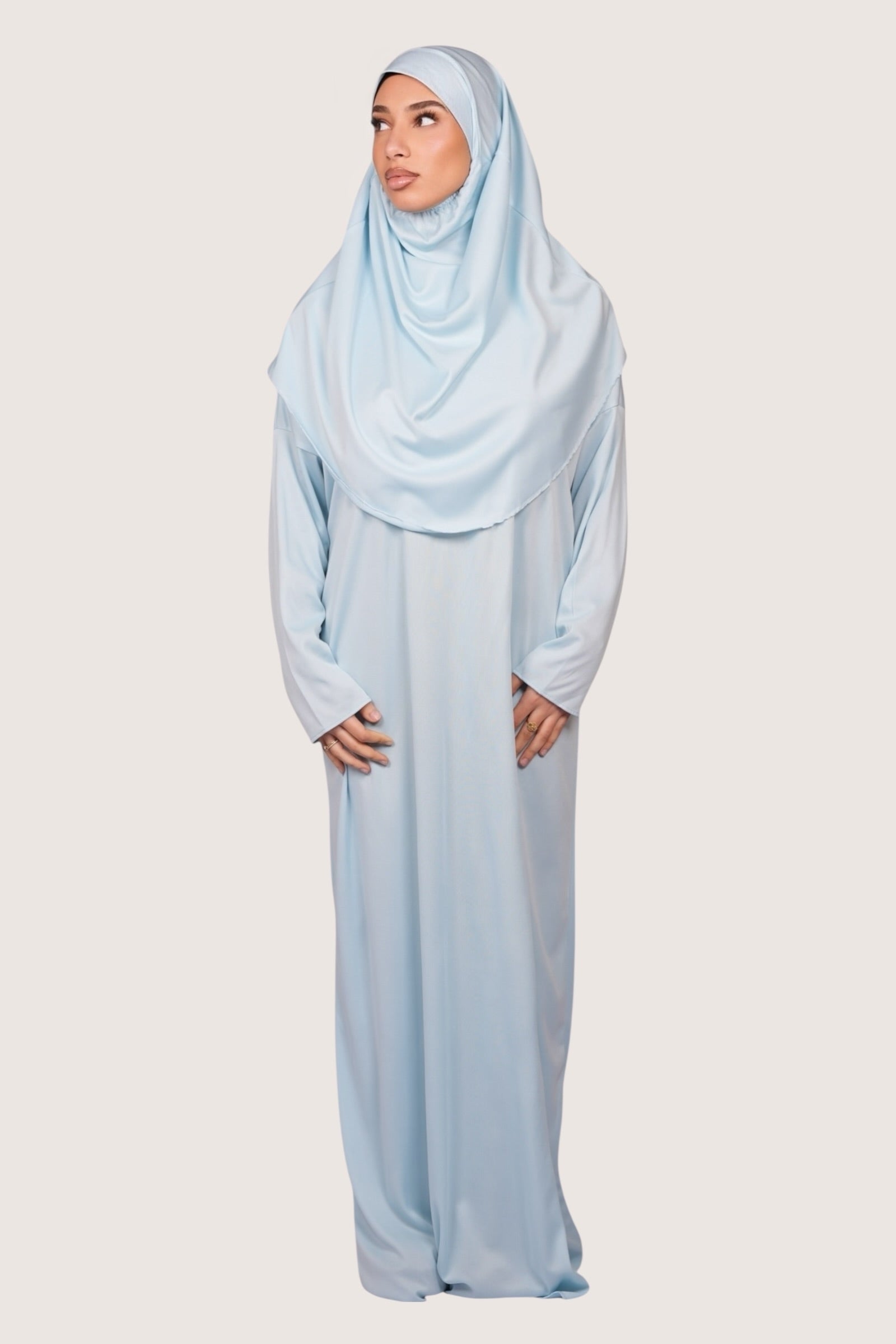 prayer dress jersey - baby blue