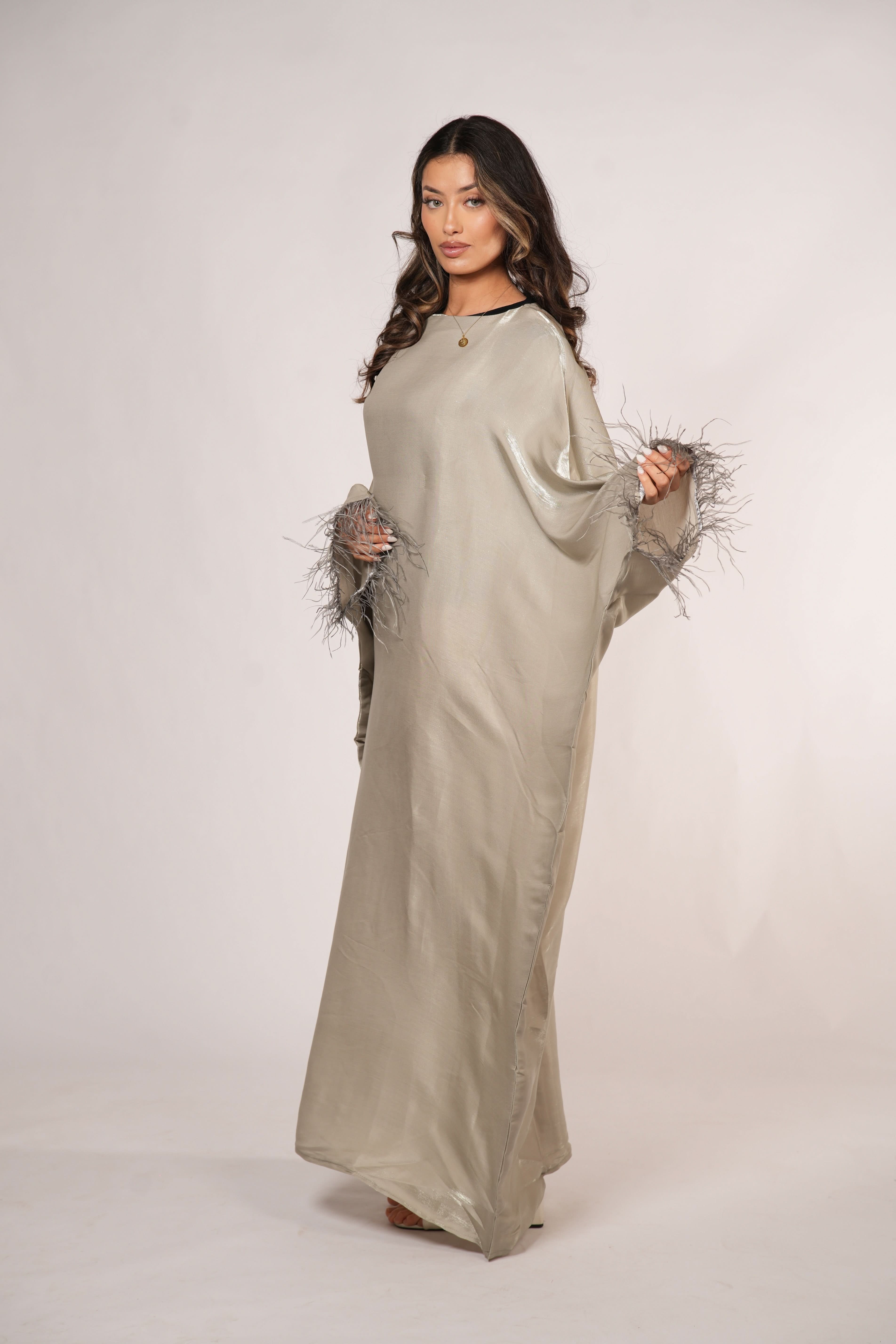 Farasha abaya - pistachio - Losyana.Shop