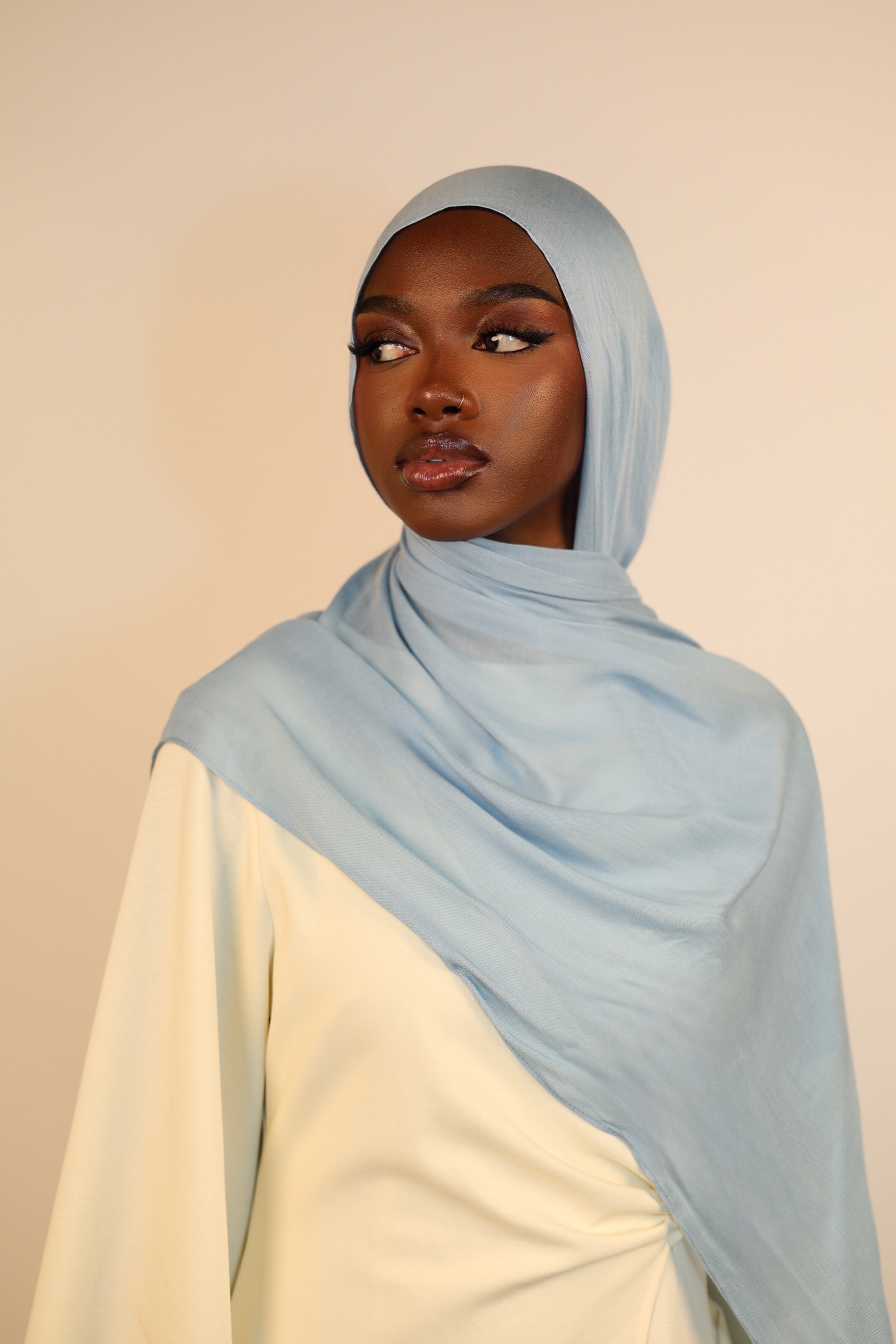 Lightweight Modal Hijab - Dusty Blue