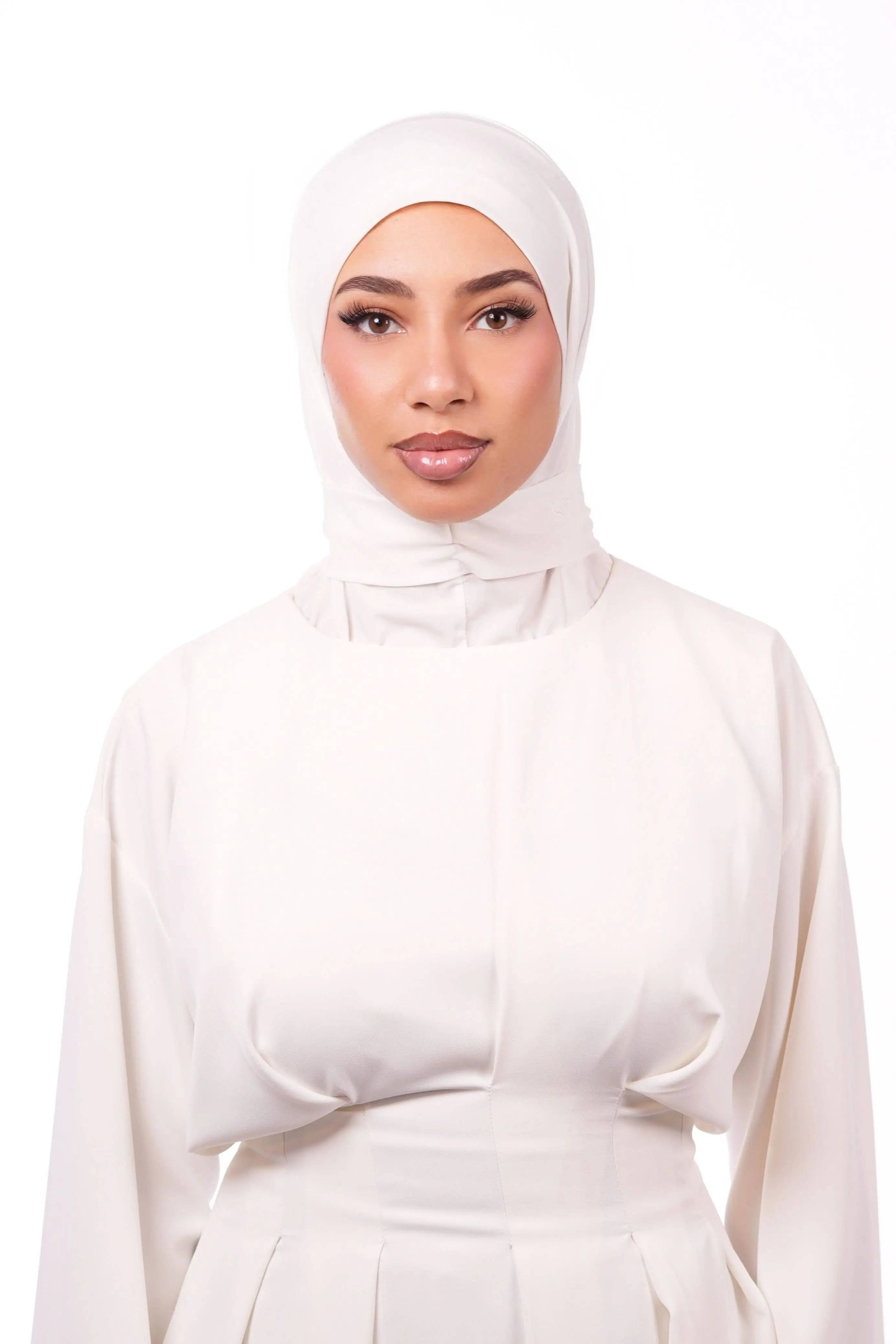 Instant Hijab - white Losyana.Shop