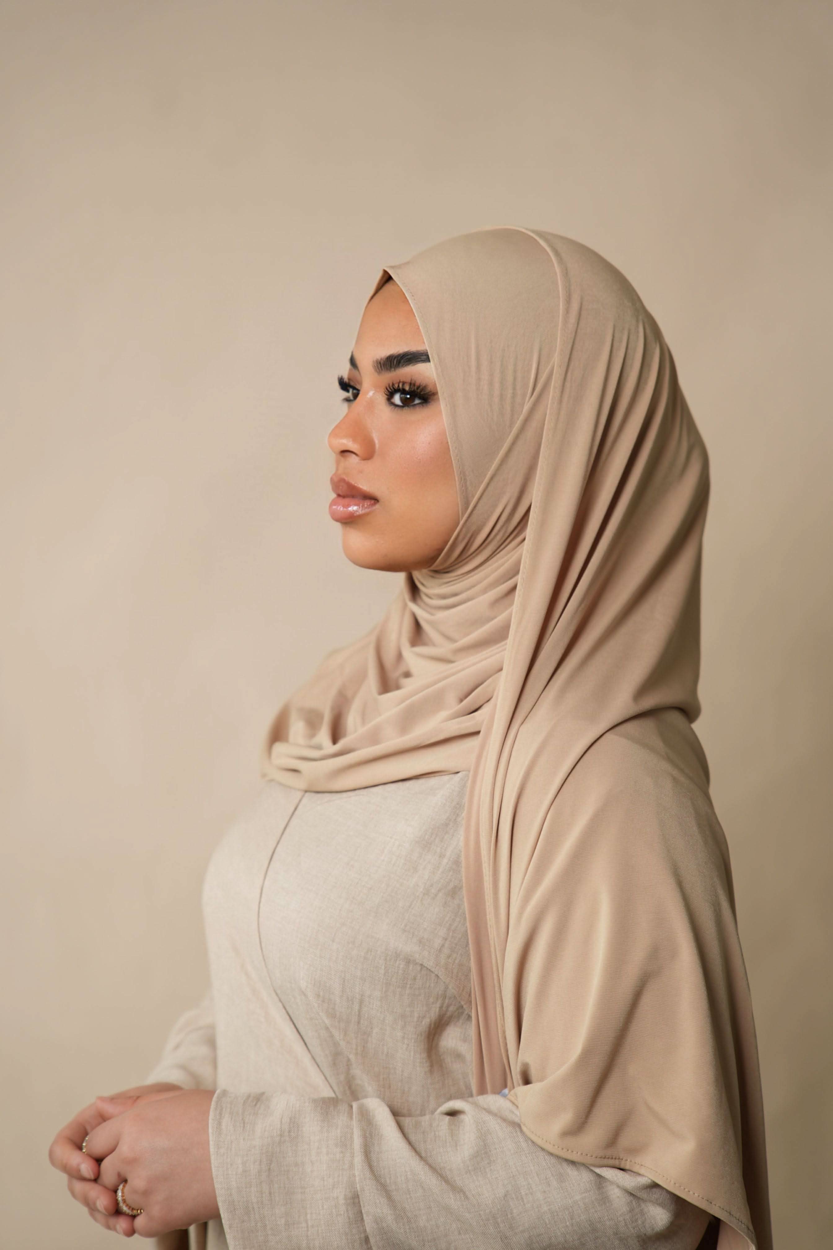 Premium Jersey to go - Beige - Losyana.Shop