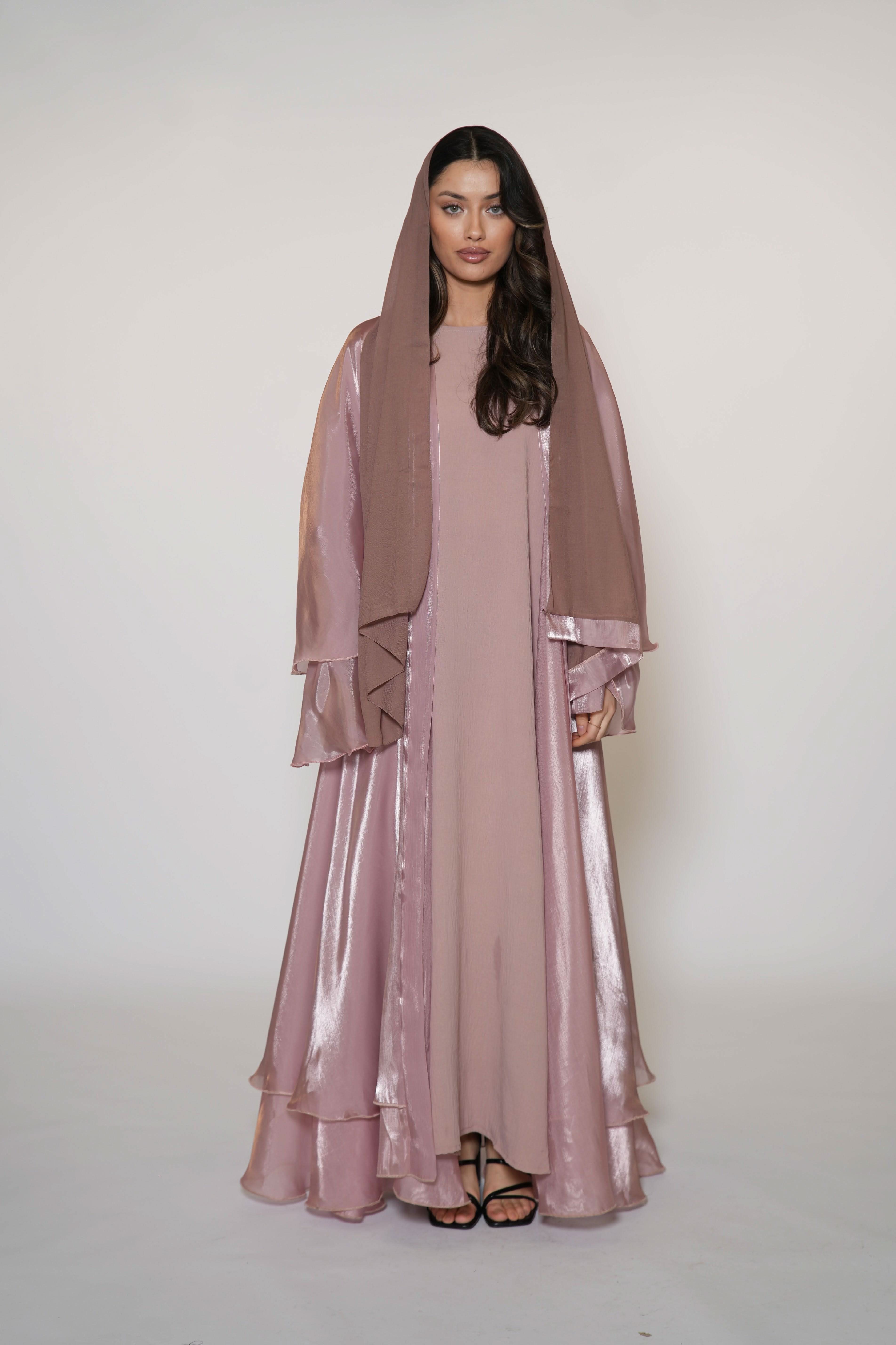 Flower Abaya - Rose - Losyana.Shop