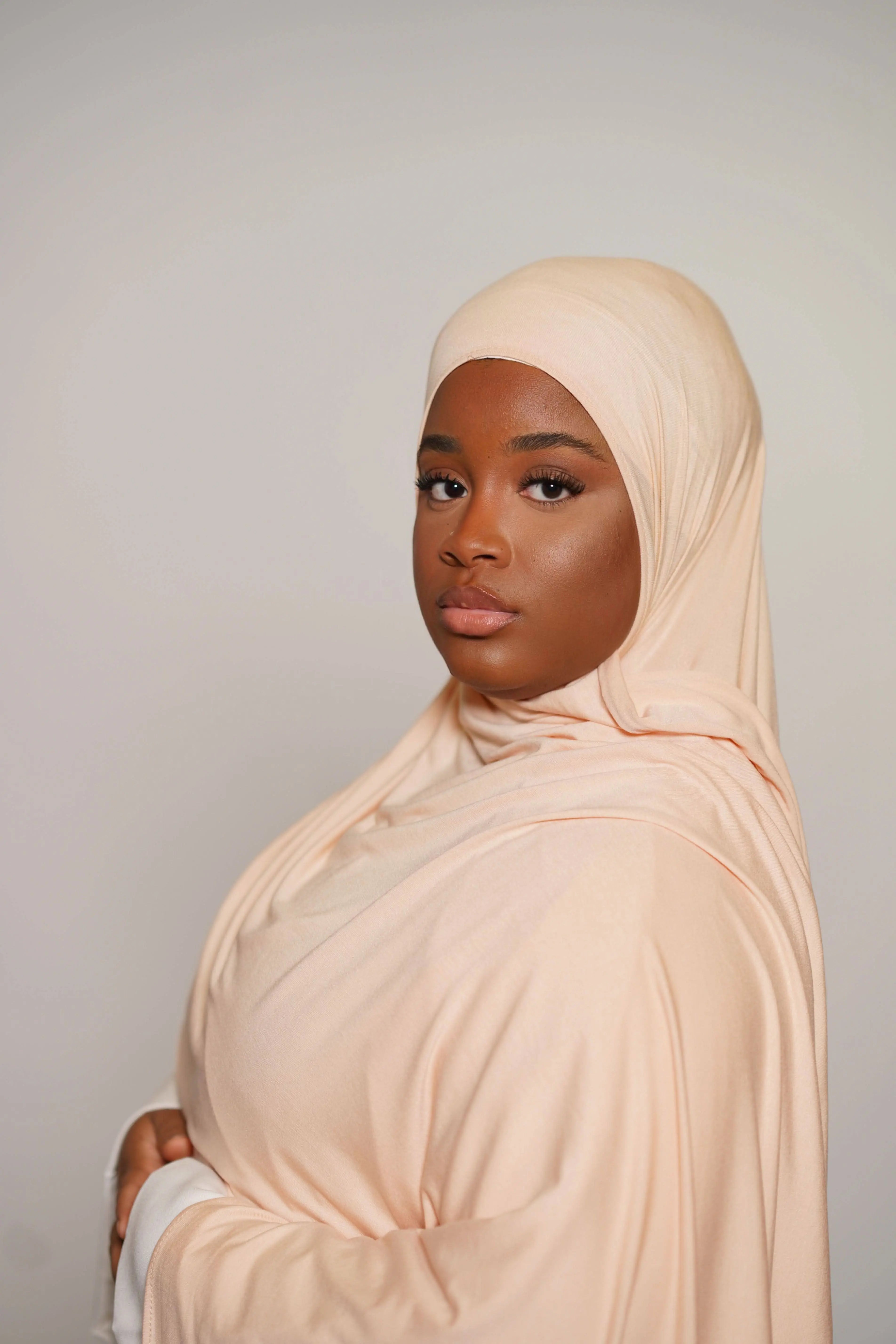 Jersey - light peach - Losyana.Shop