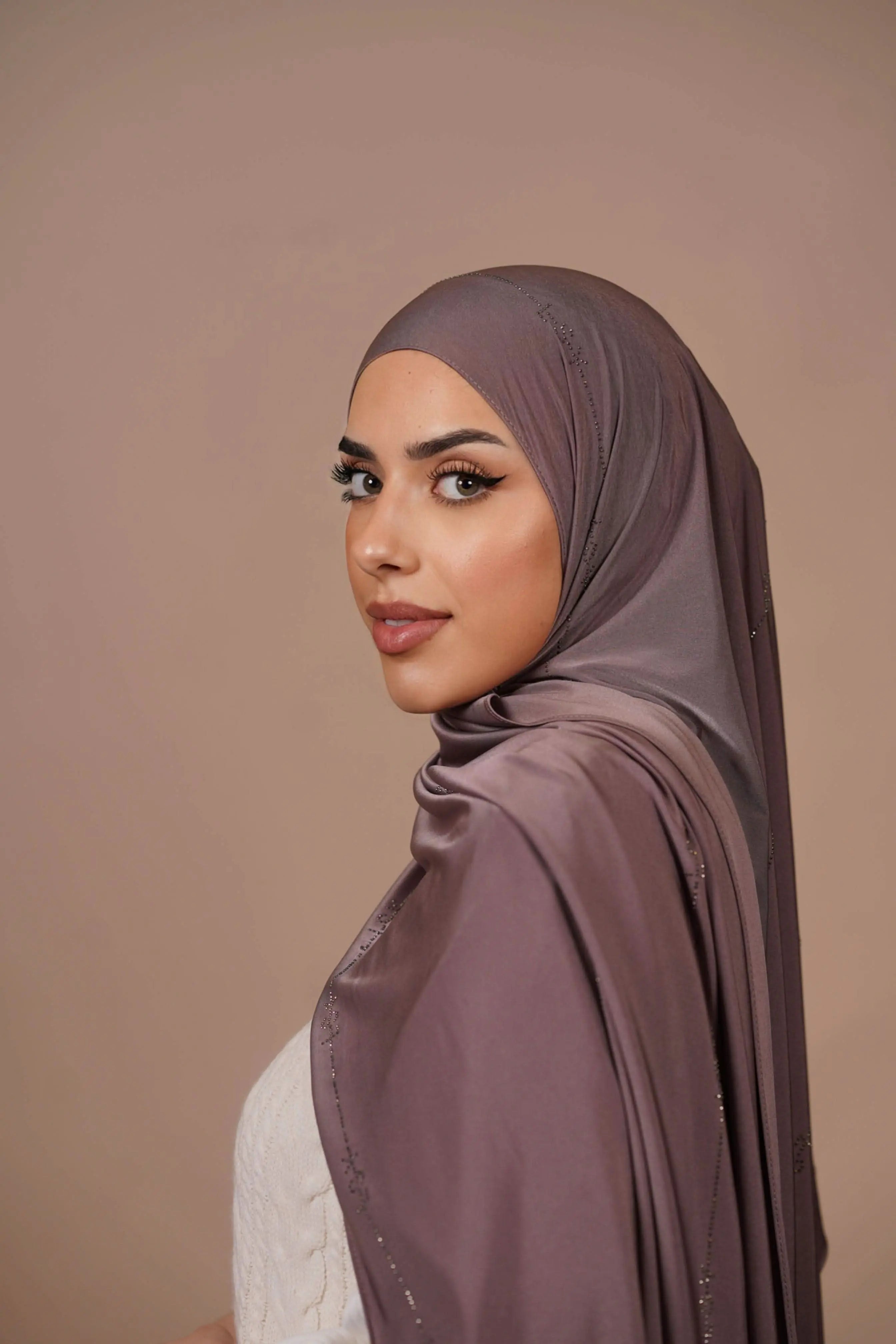 LSY Satin Premium Jersey - cacao - Losyana.Shop