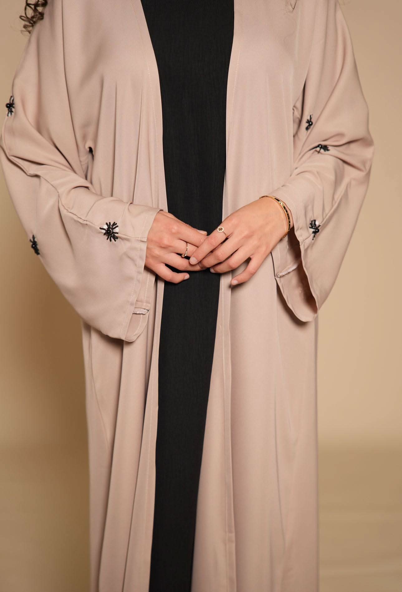 French Abaya - beige - Losyana.Shop