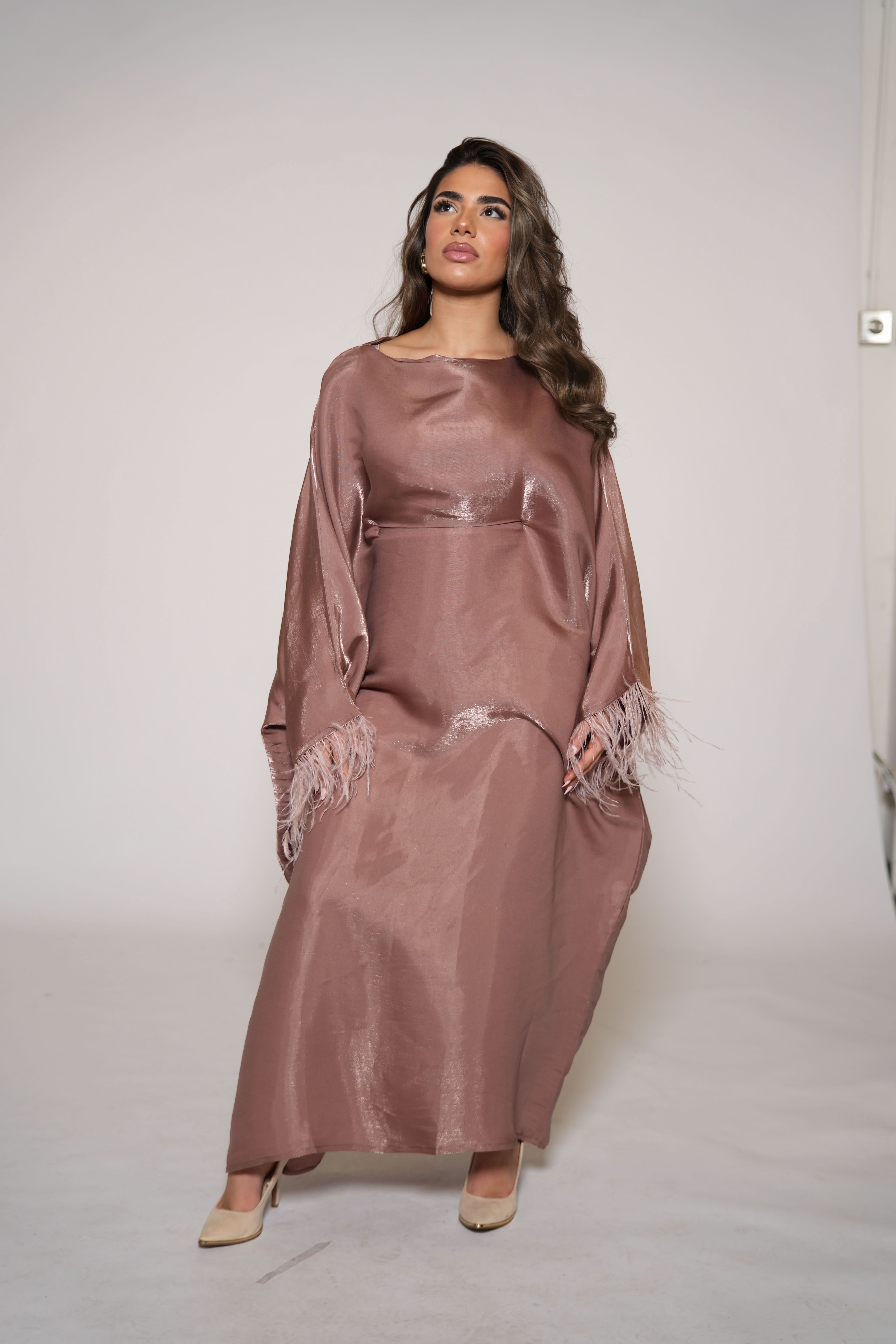Farasha abaya - rose - Losyana.Shop