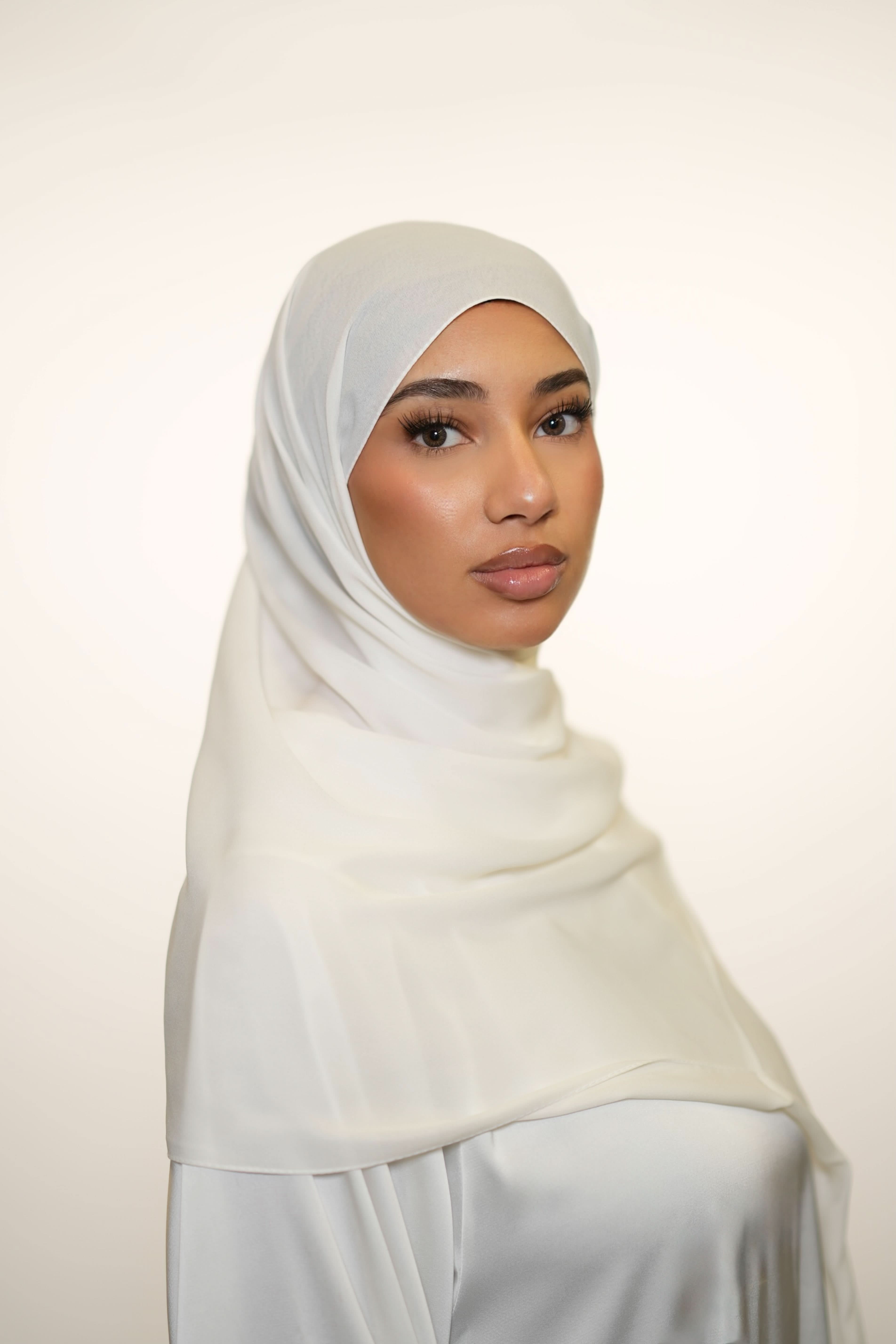 Crepe - White - Losyana.Shop