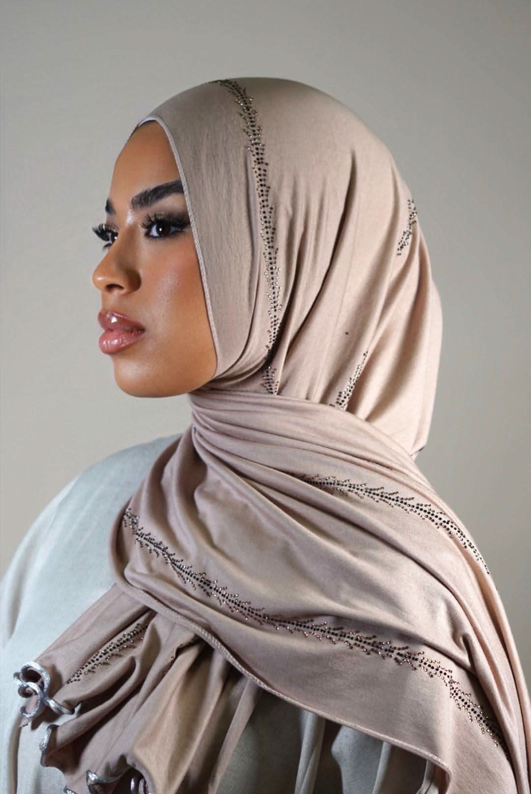Diamond jersey 1 - taupe - Losyana.Shop