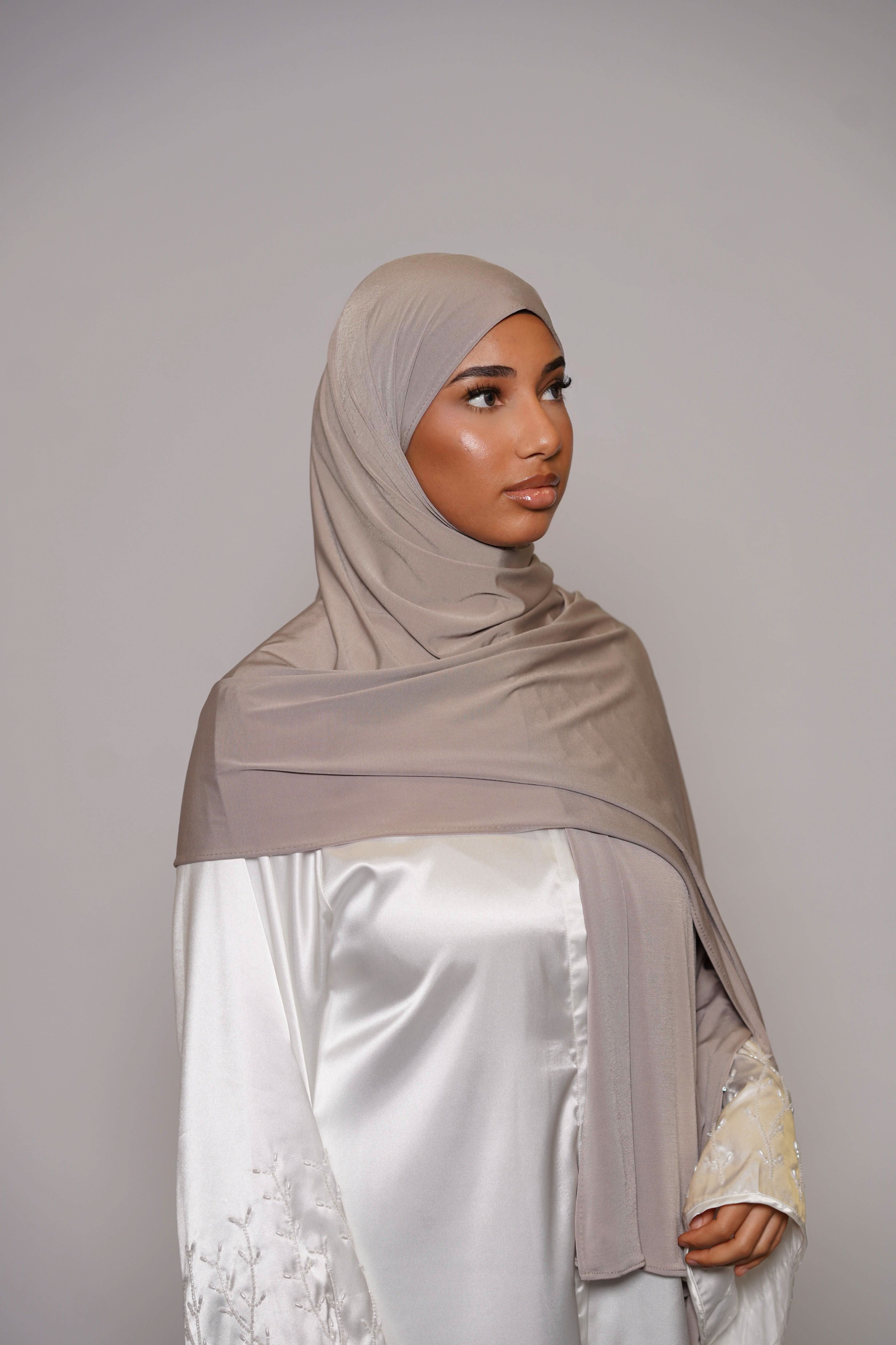 Satin Premium Jersey - ashy beige - Losyana.Shop