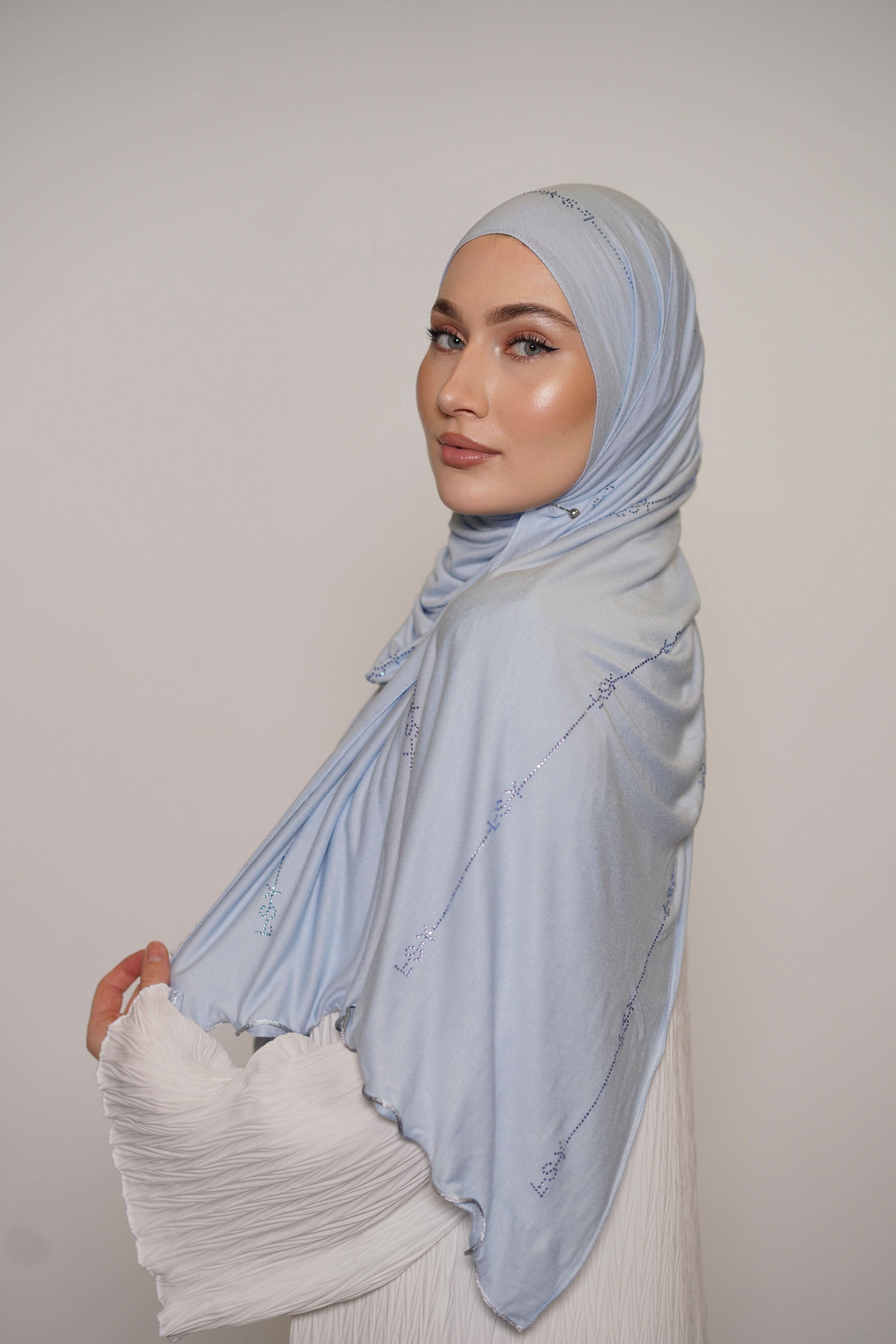 LSY Diamond Jersey - baby blue - Losyana.Shop