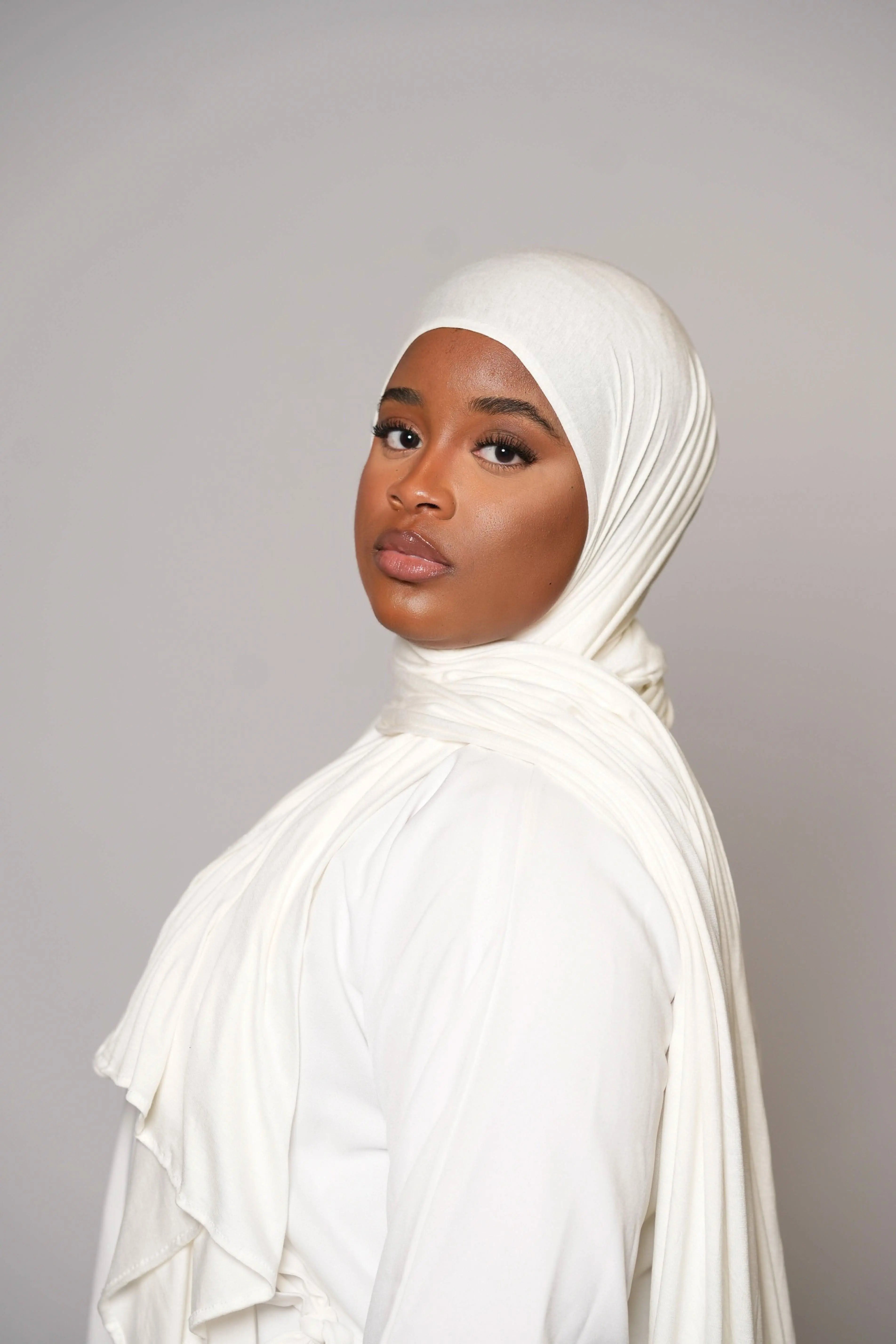 Premium Bamboo Jersey - cream white - Losyana.Shop