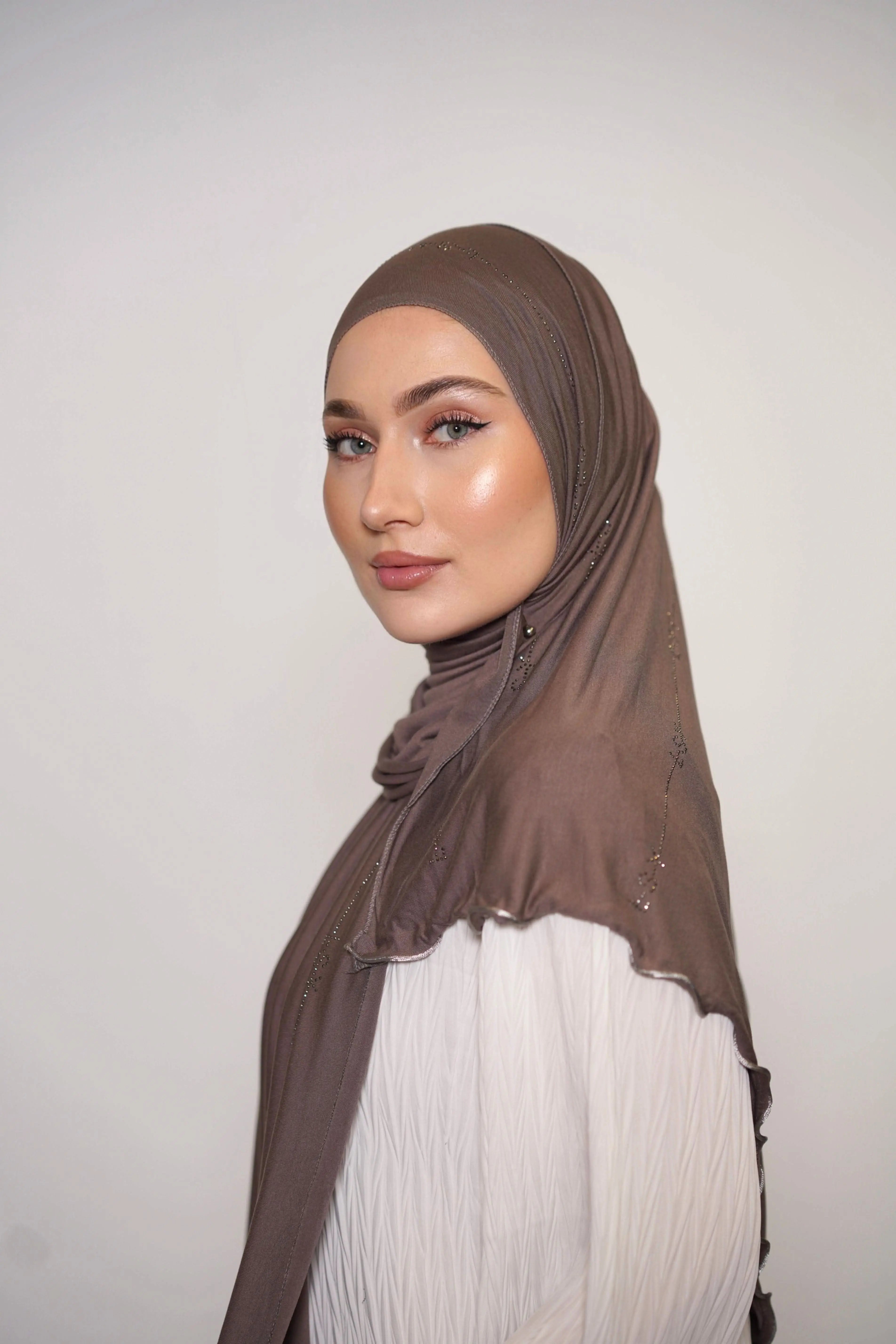 LSY Diamond Jersey - dark mocca - Losyana.Shop