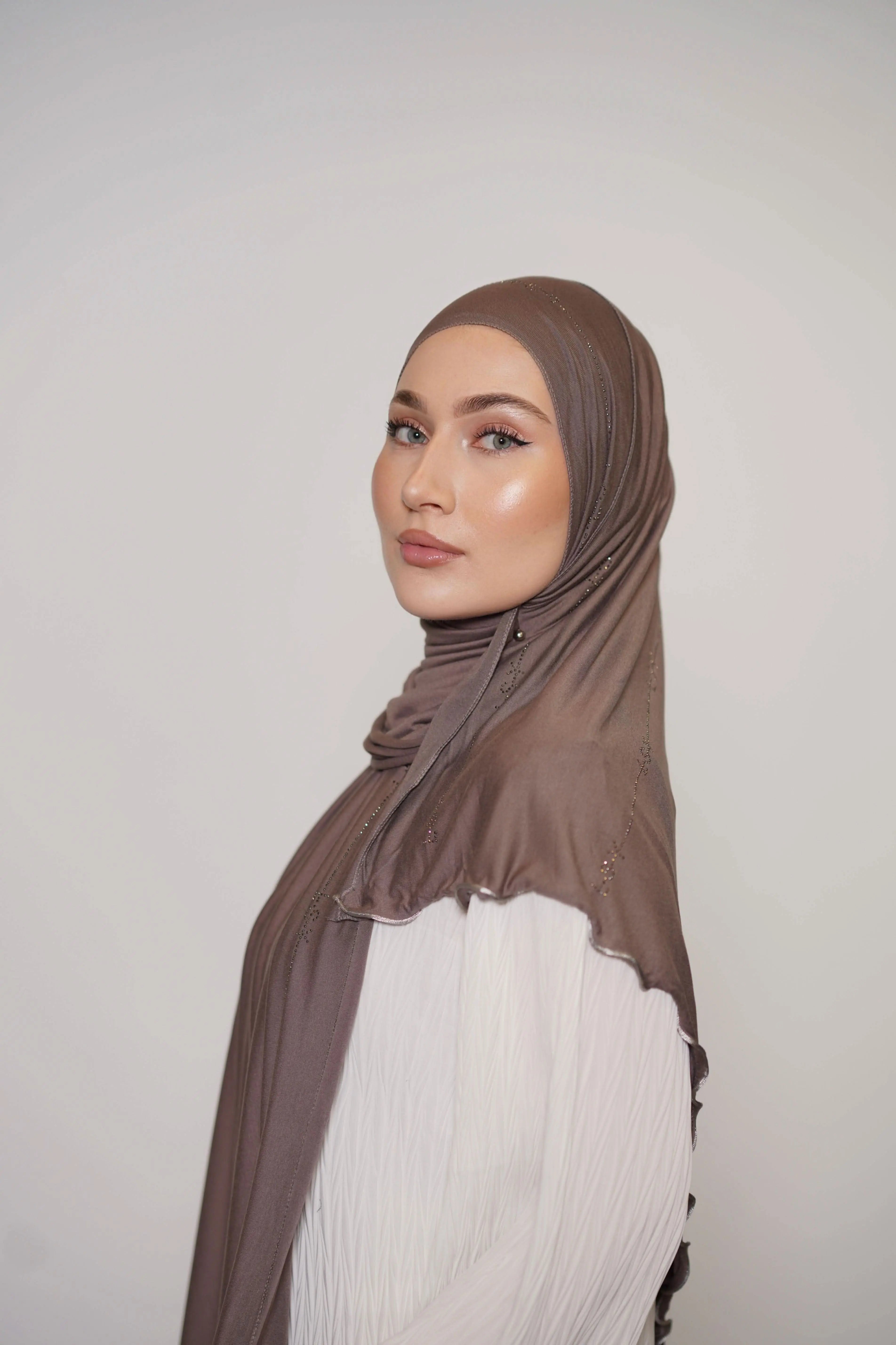 LSY Diamond Jersey - dark mocca - Losyana.Shop