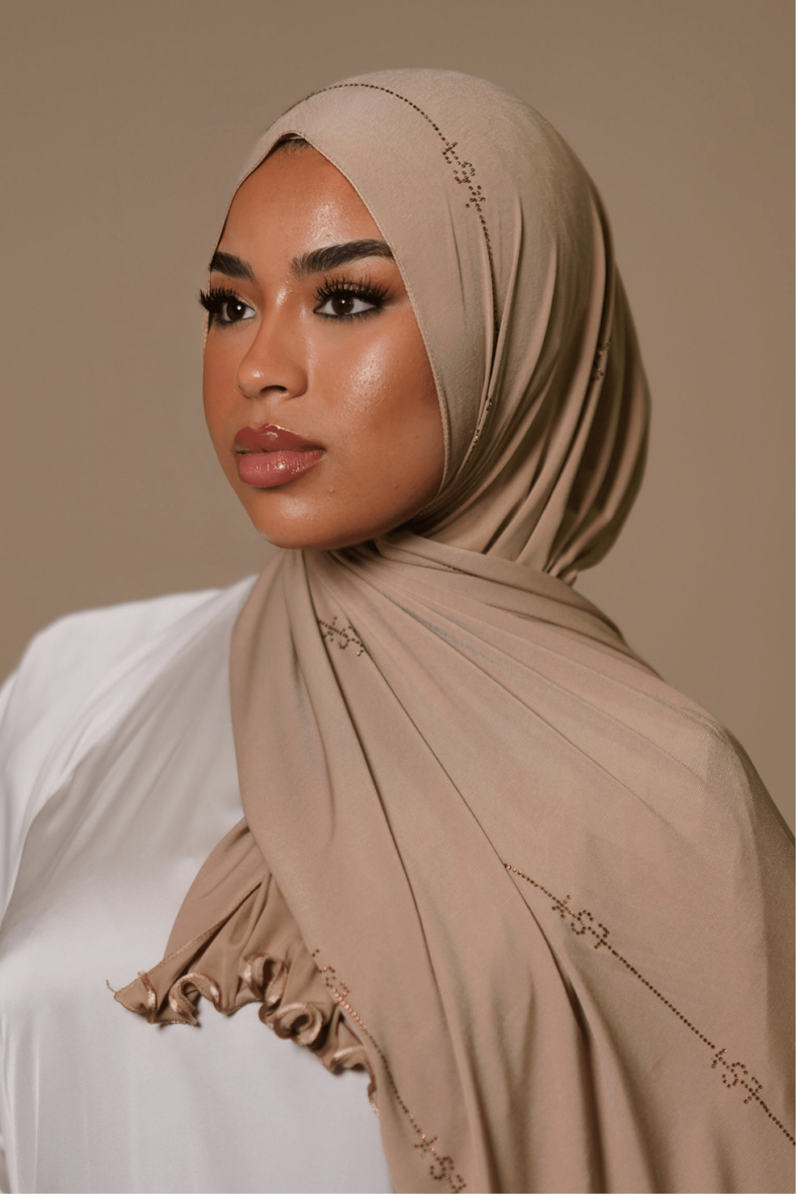 LSY Diamond Premium Jersey - golden beige - Losyana.Shop