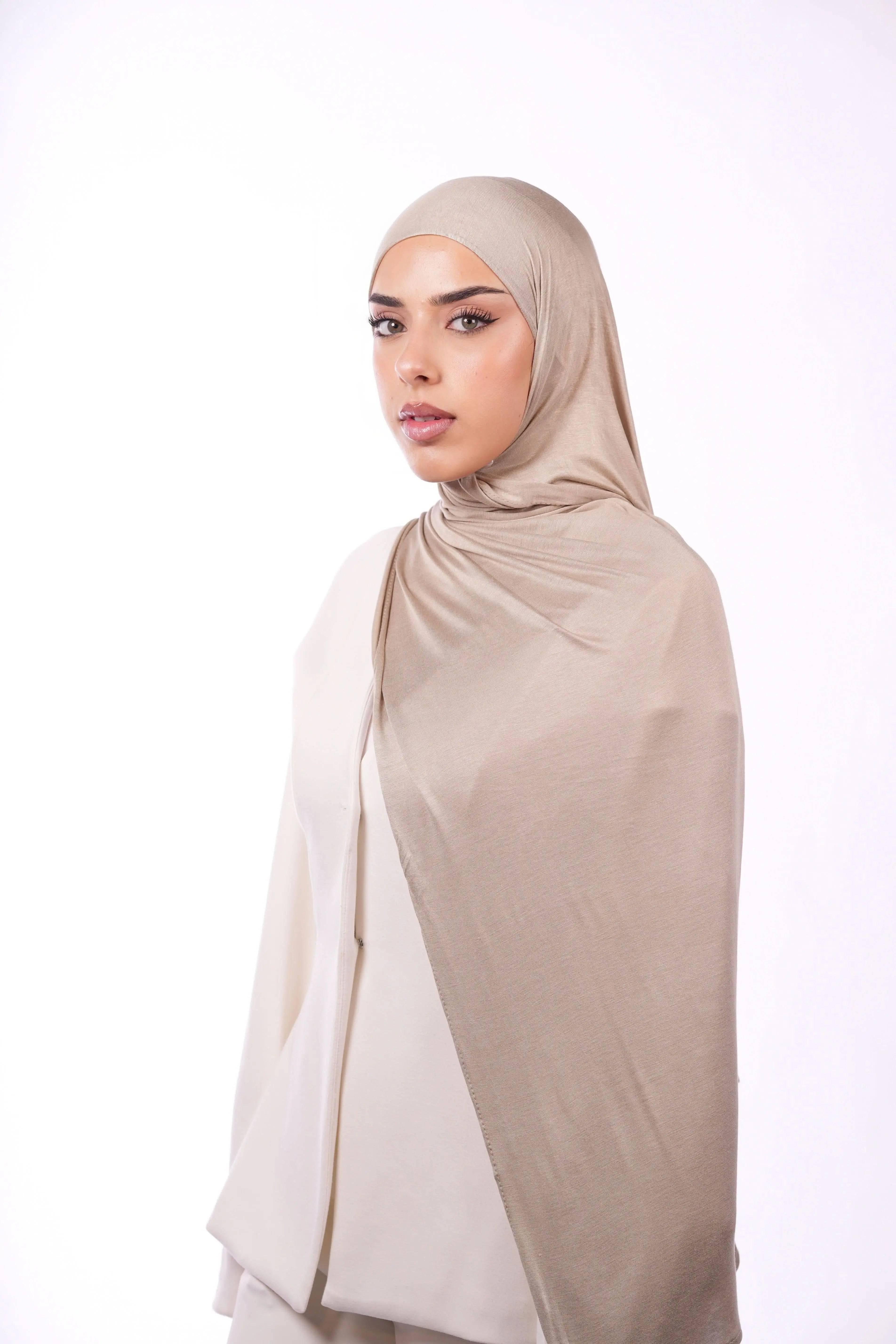 Bamboo jersey - costa cream Losyana.Shop