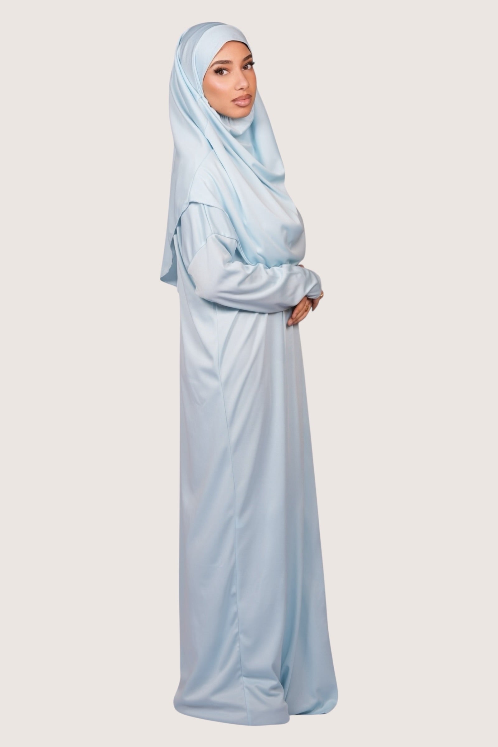 prayer dress jersey - baby blue