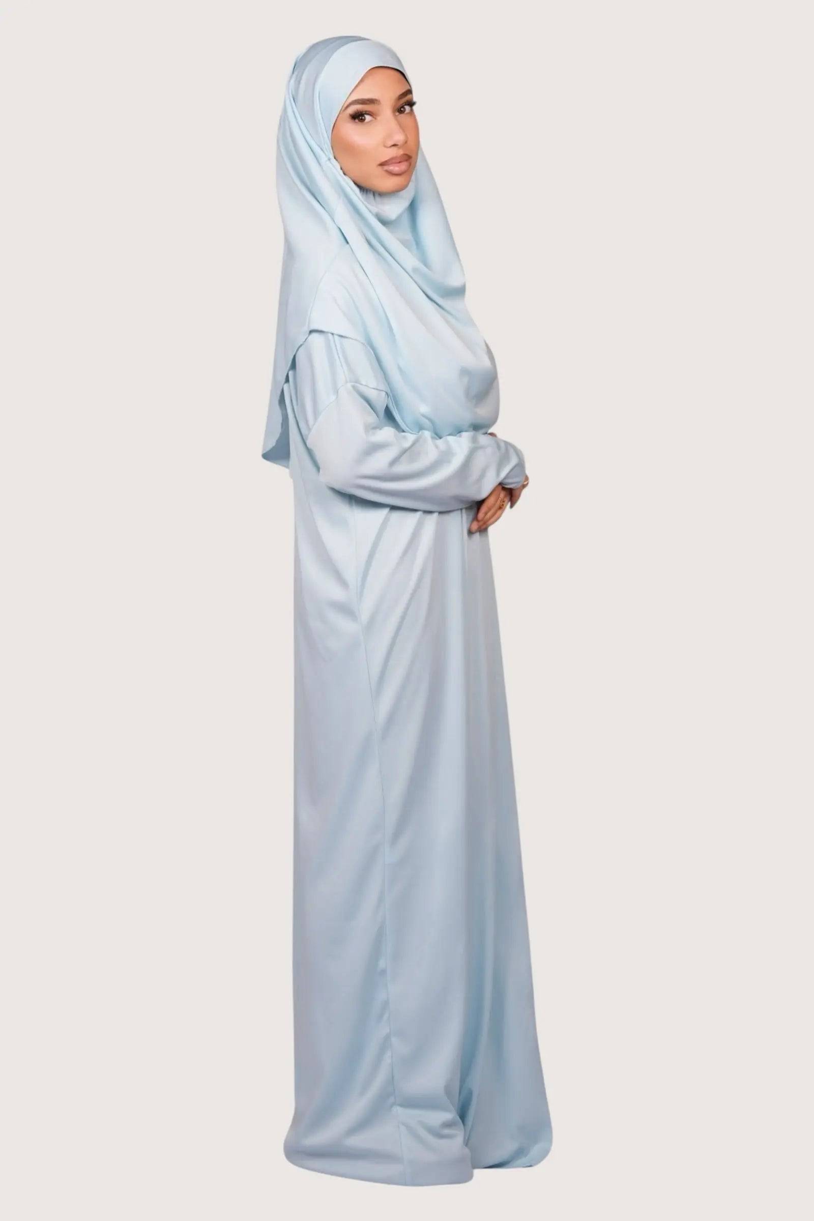 prayer dress jersey - baby blue Losyana.Shop