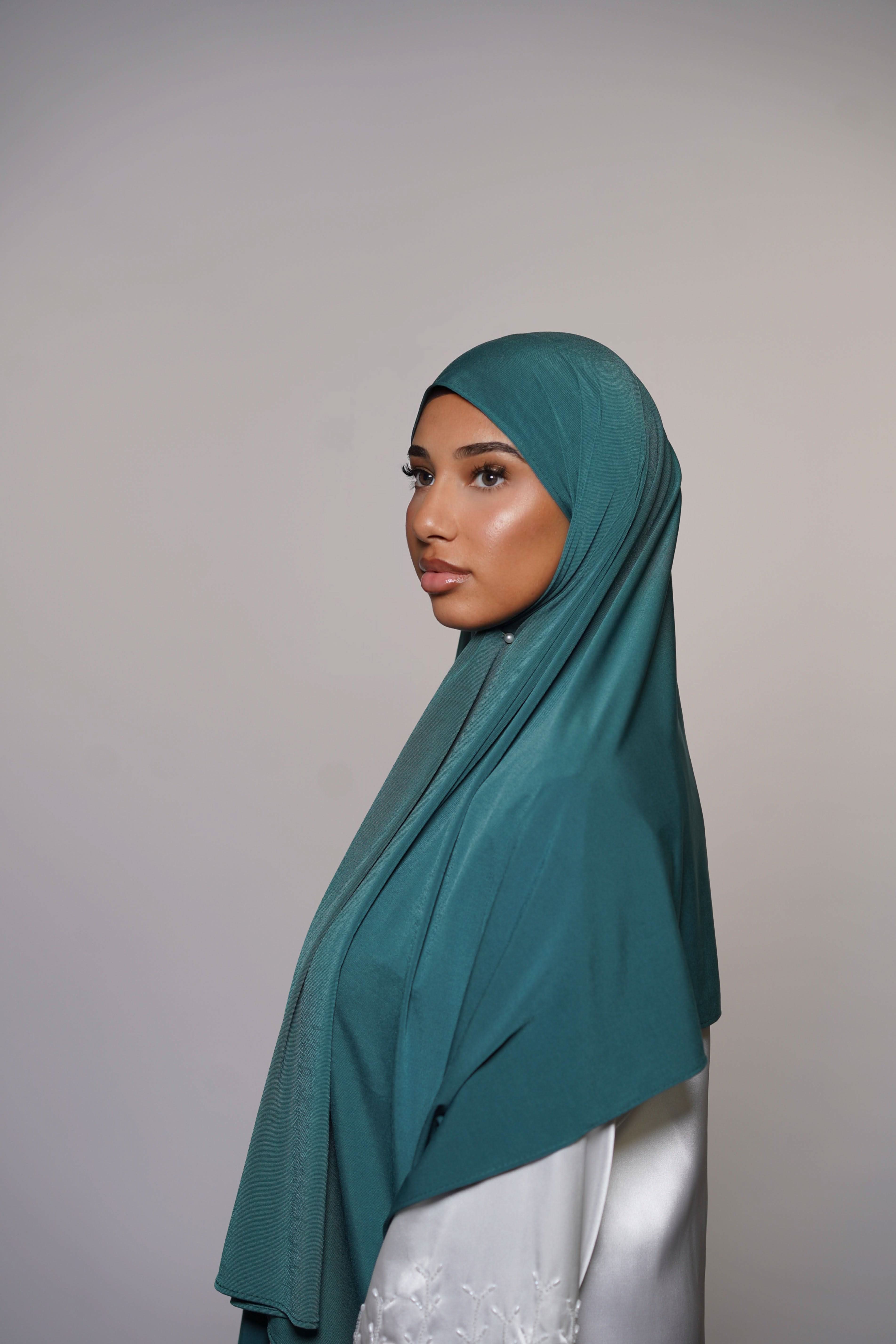 Satin Premium Jersey - royal green - Losyana.Shop