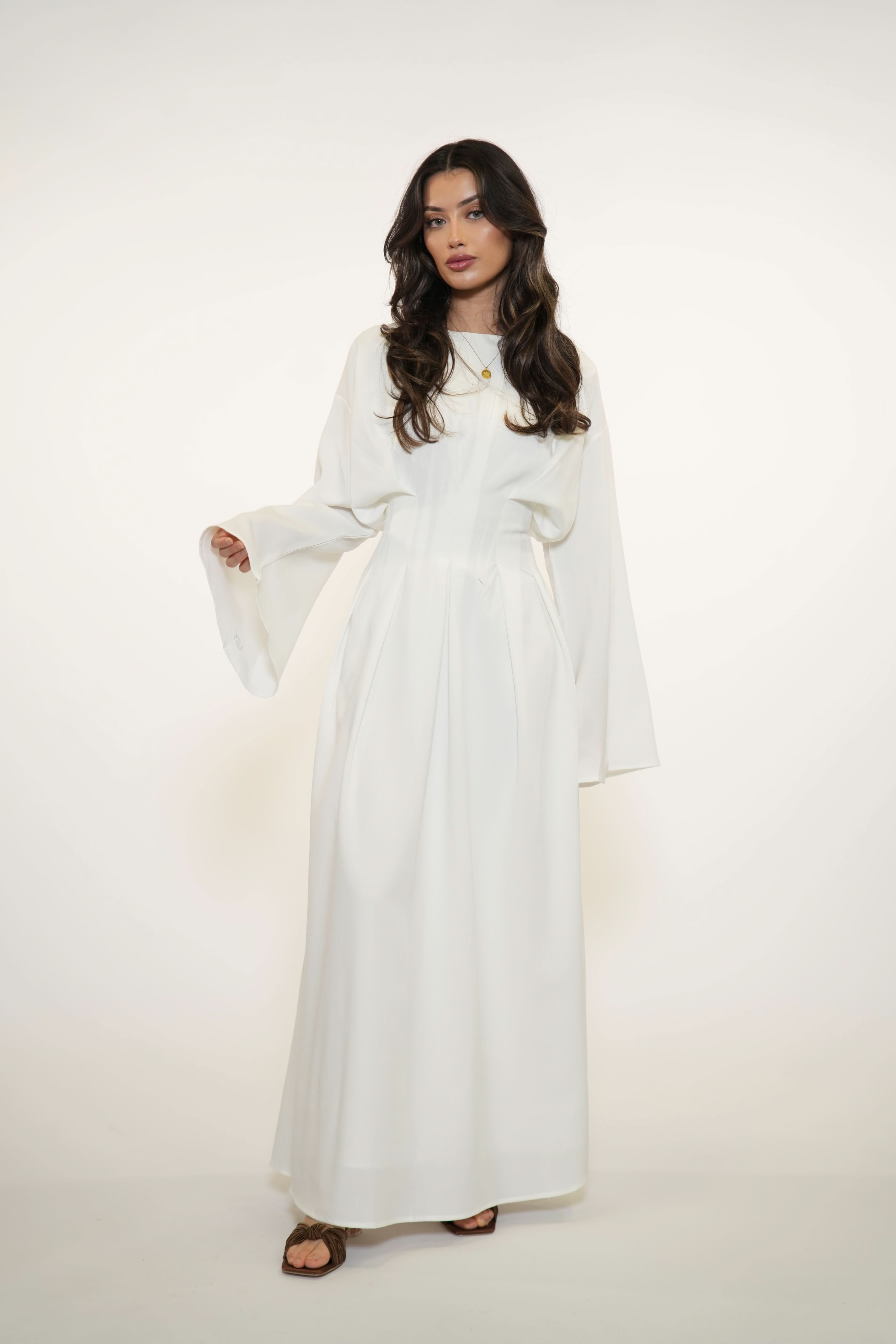 LA BALLEZA CORSET DRESS - WHITE - Losyana.Shop