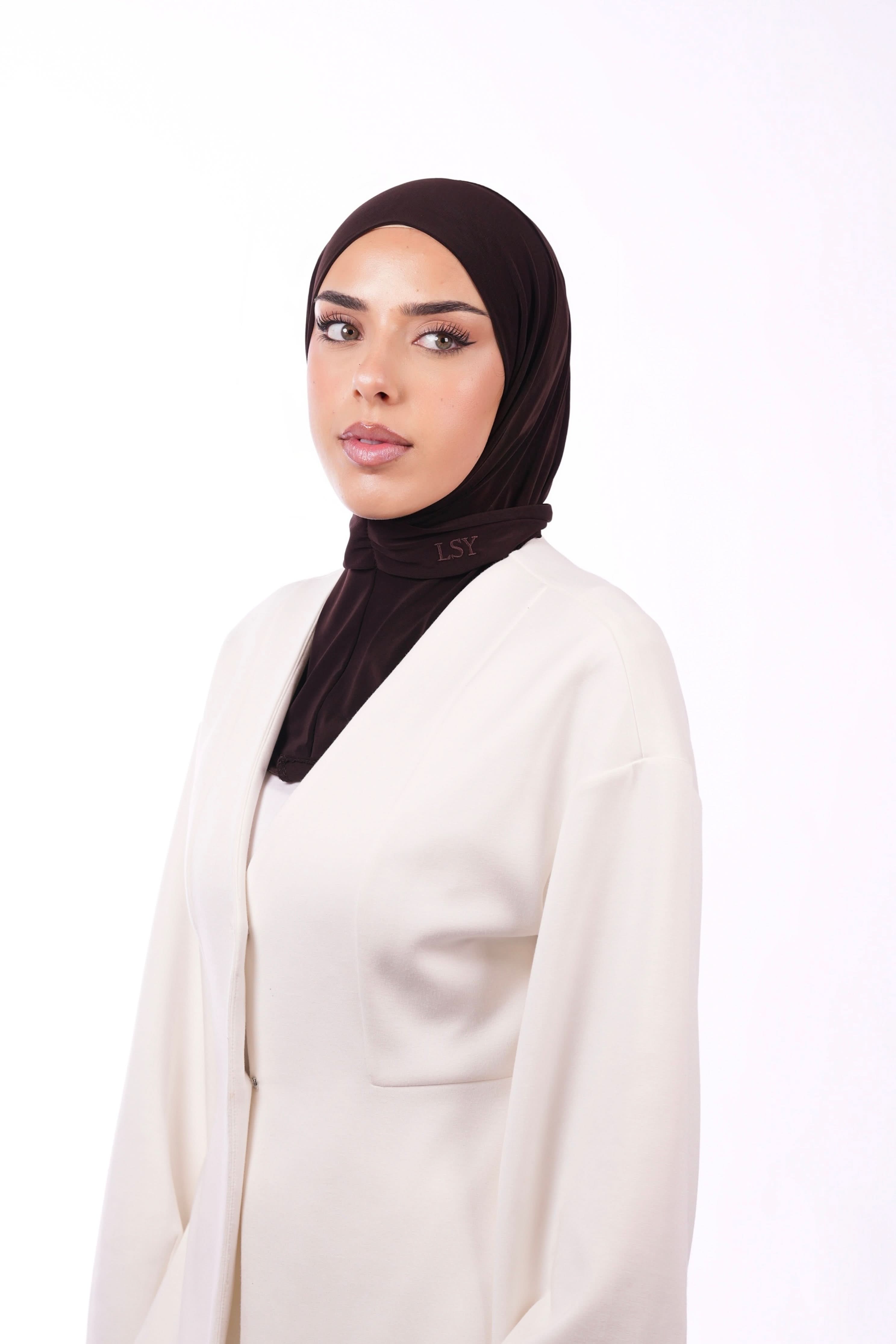 Instant Hijab - espresso - Losyana.Shop