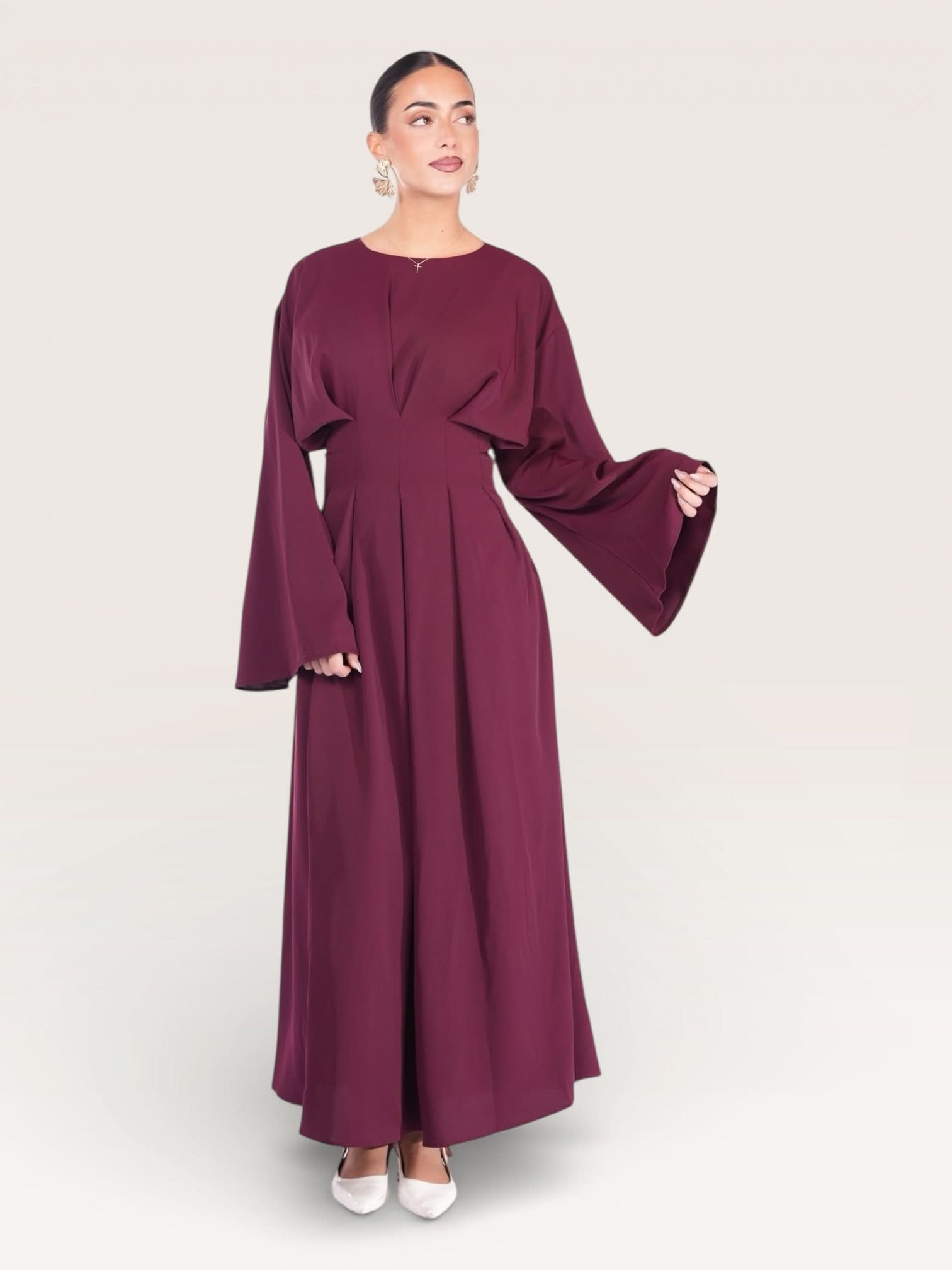 the corset dress - bordeaux - Losyana.Shop