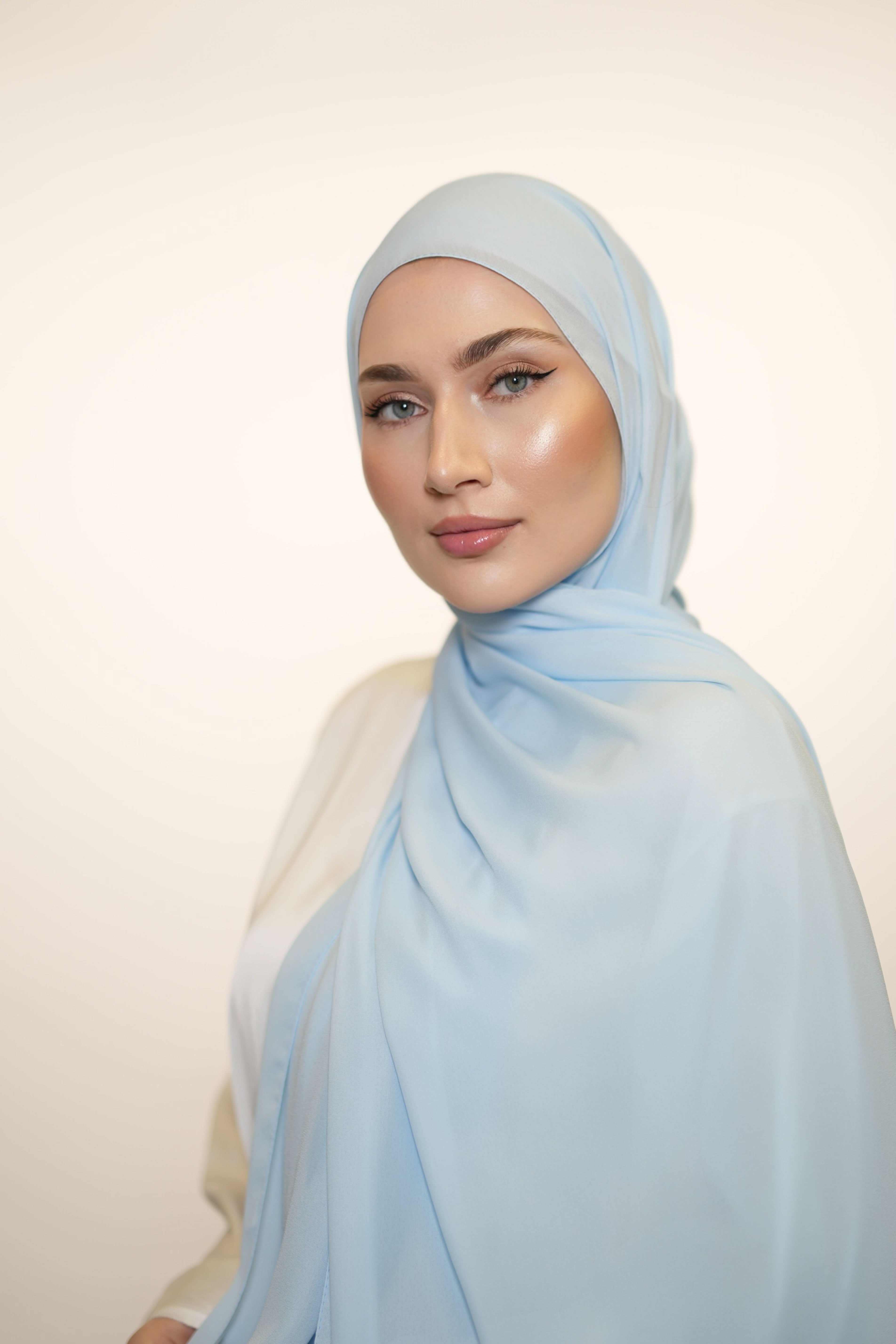 Crepe - light blue - Losyana.Shop
