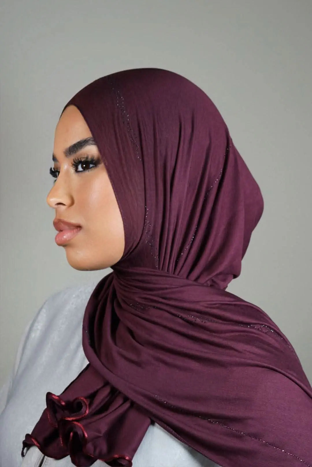 Diamond Jersey 3 - dark berry - Losyana.Shop