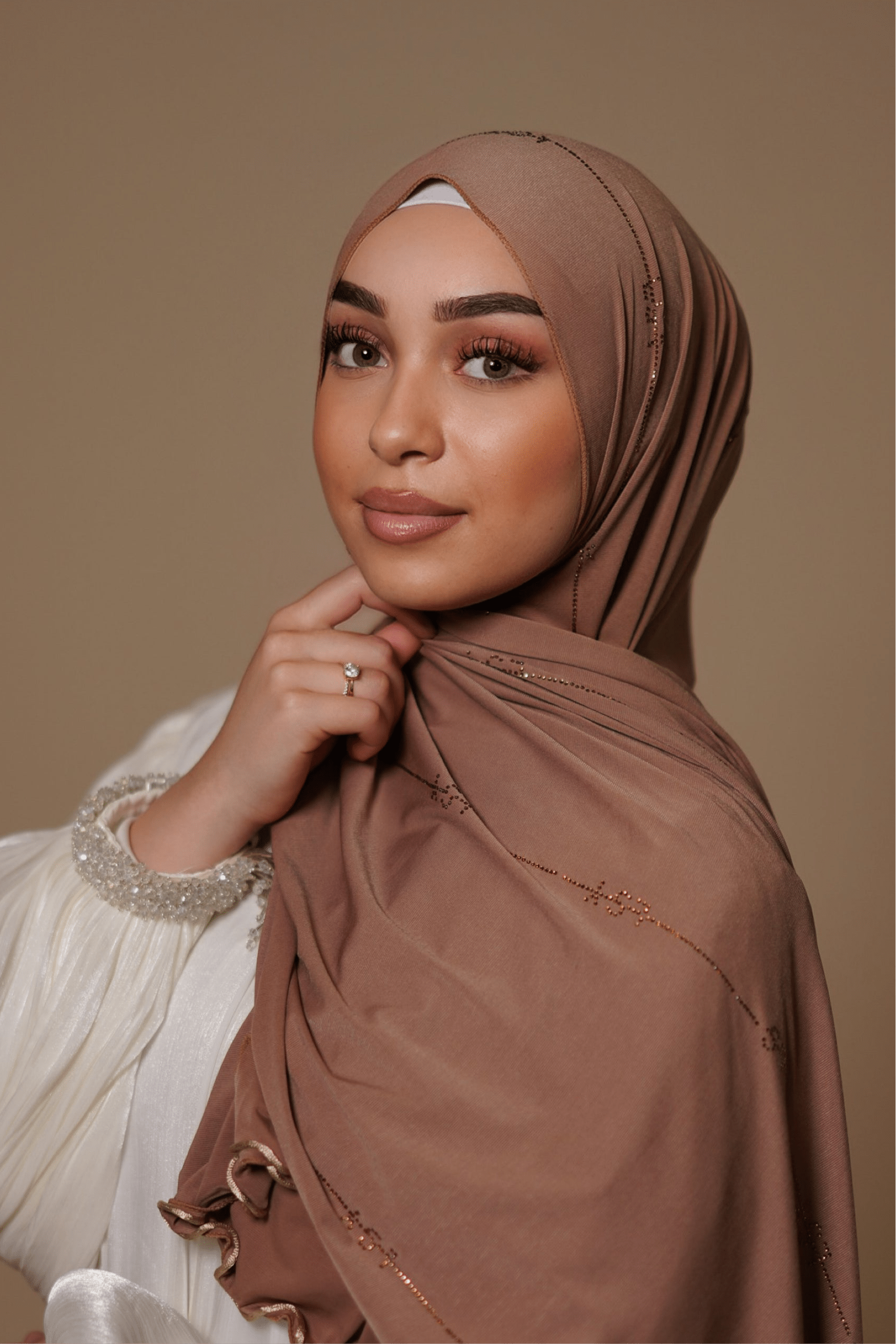 LSY Diamond Premium Jersey - caramel - Losyana.Shop