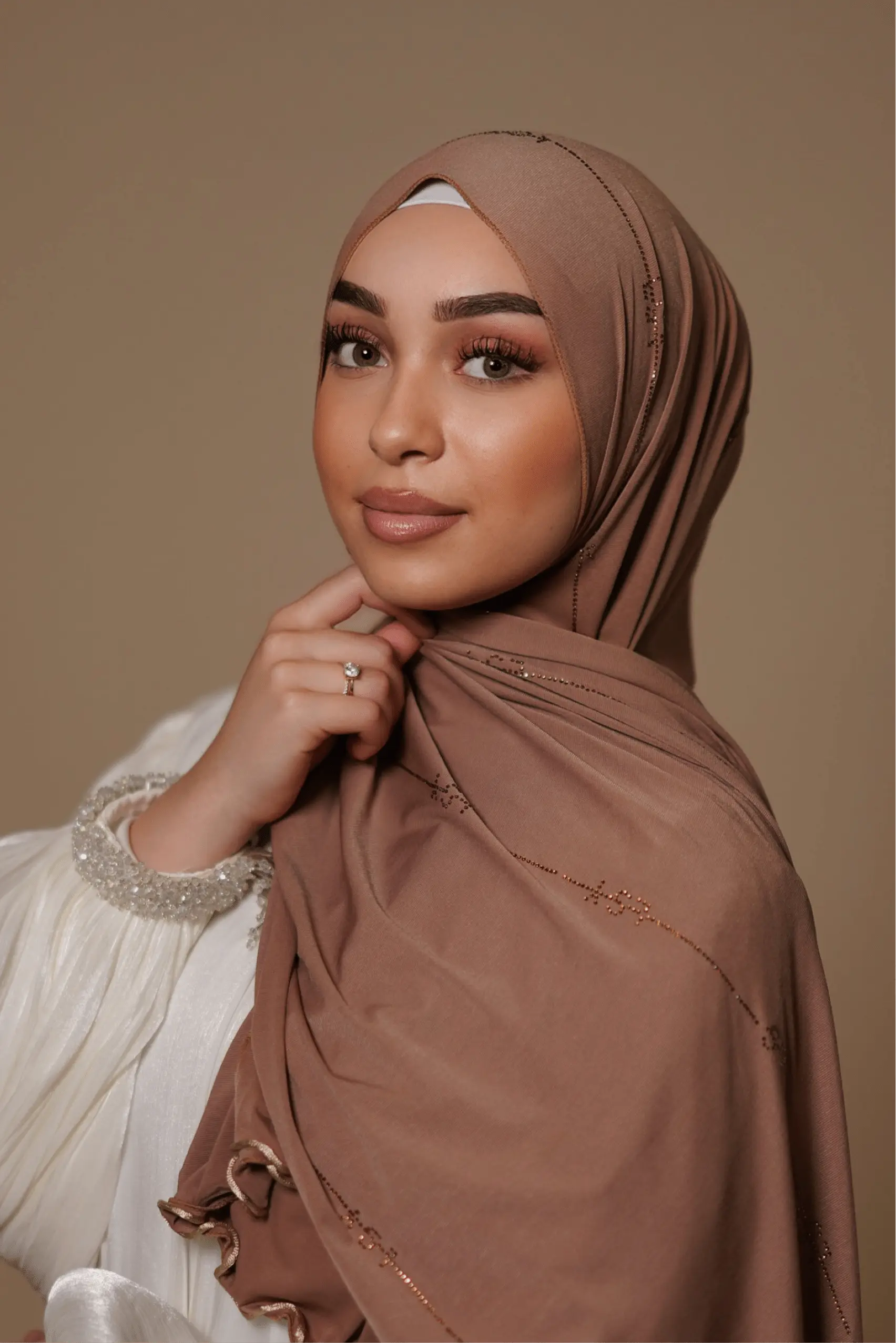 LSY Diamond Premium Jersey - caramel - Losyana.Shop