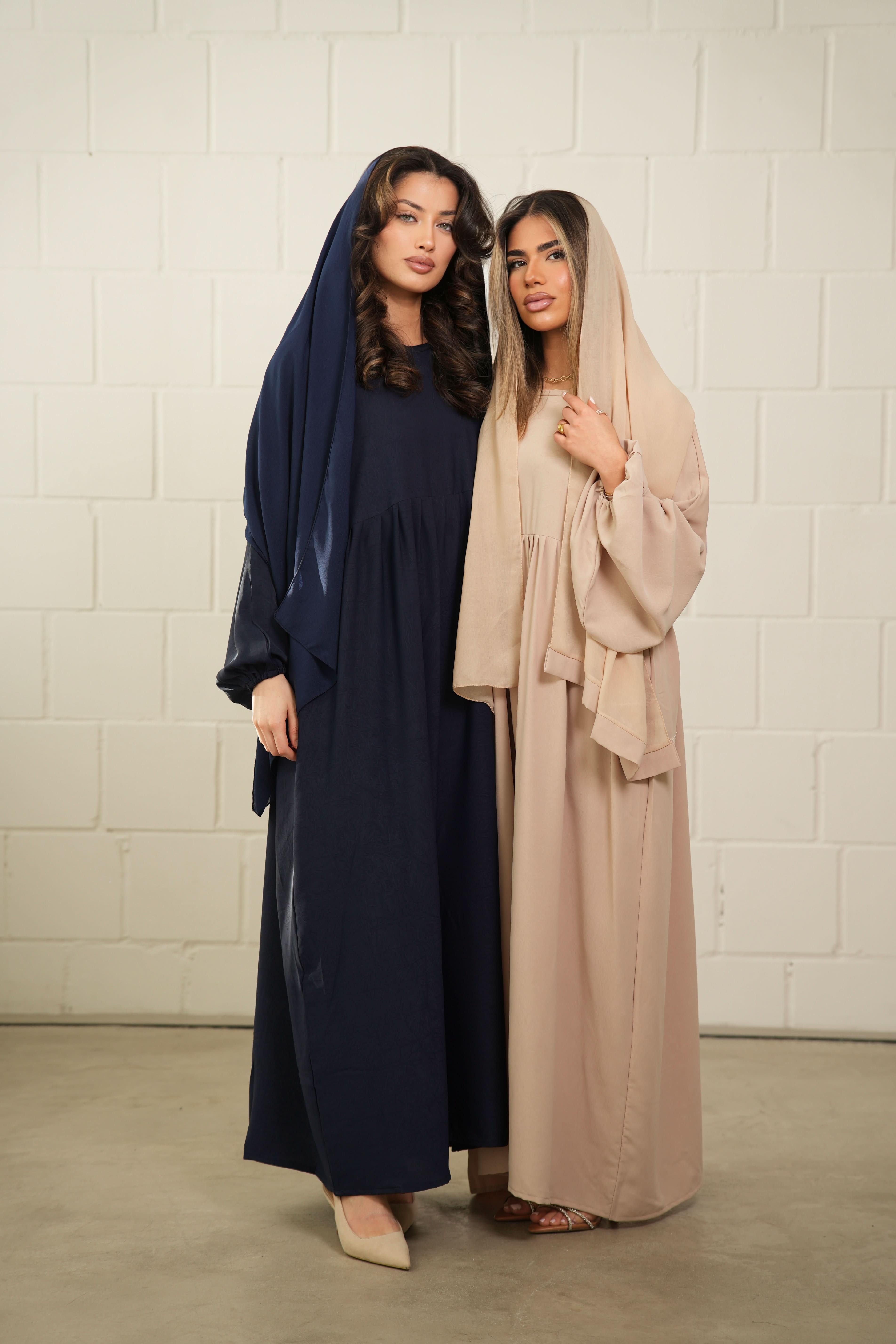 ballon abaya - navy - Losyana.Shop