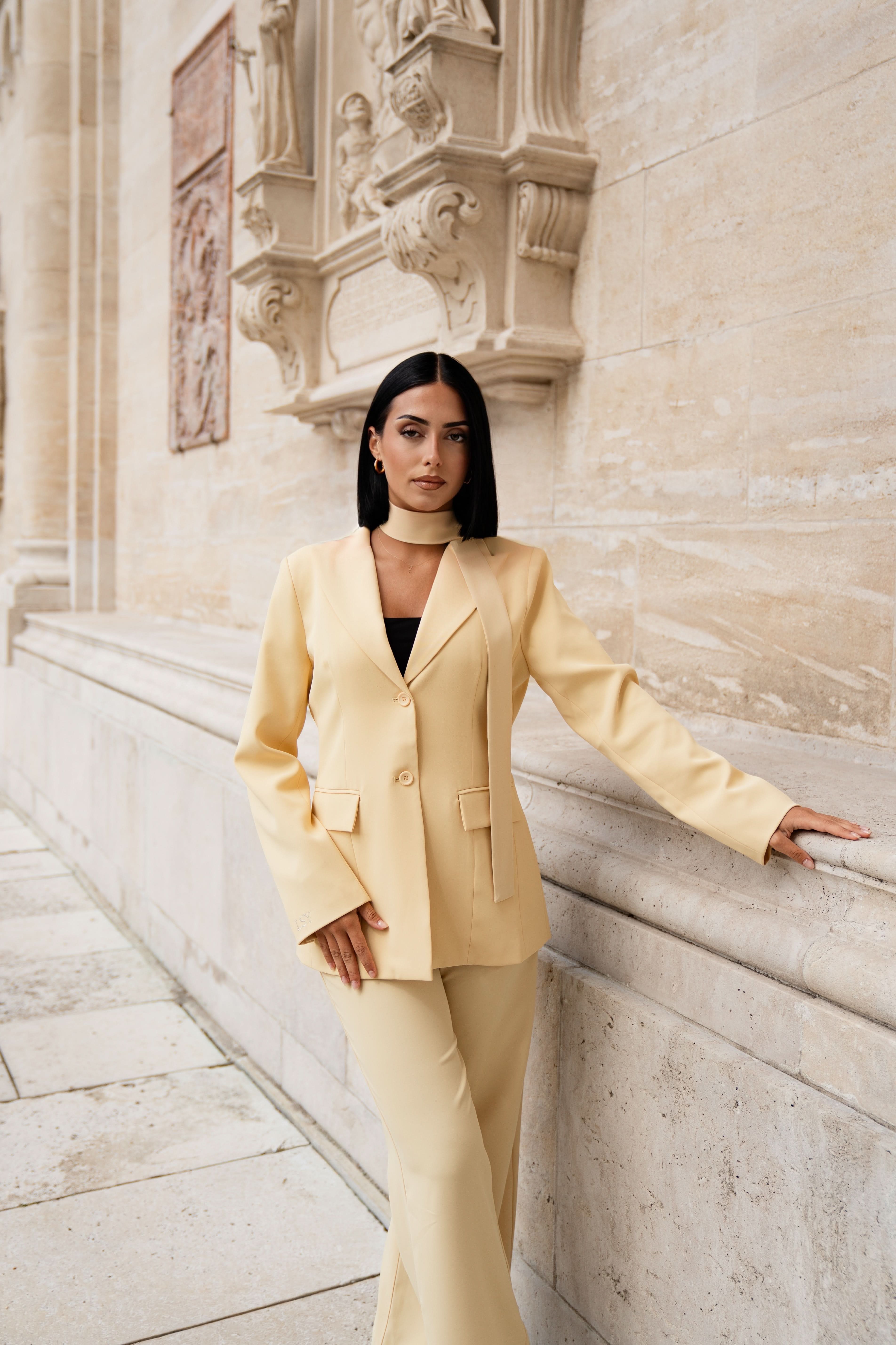the palais blazer - butter yellow - Losyana.Shop