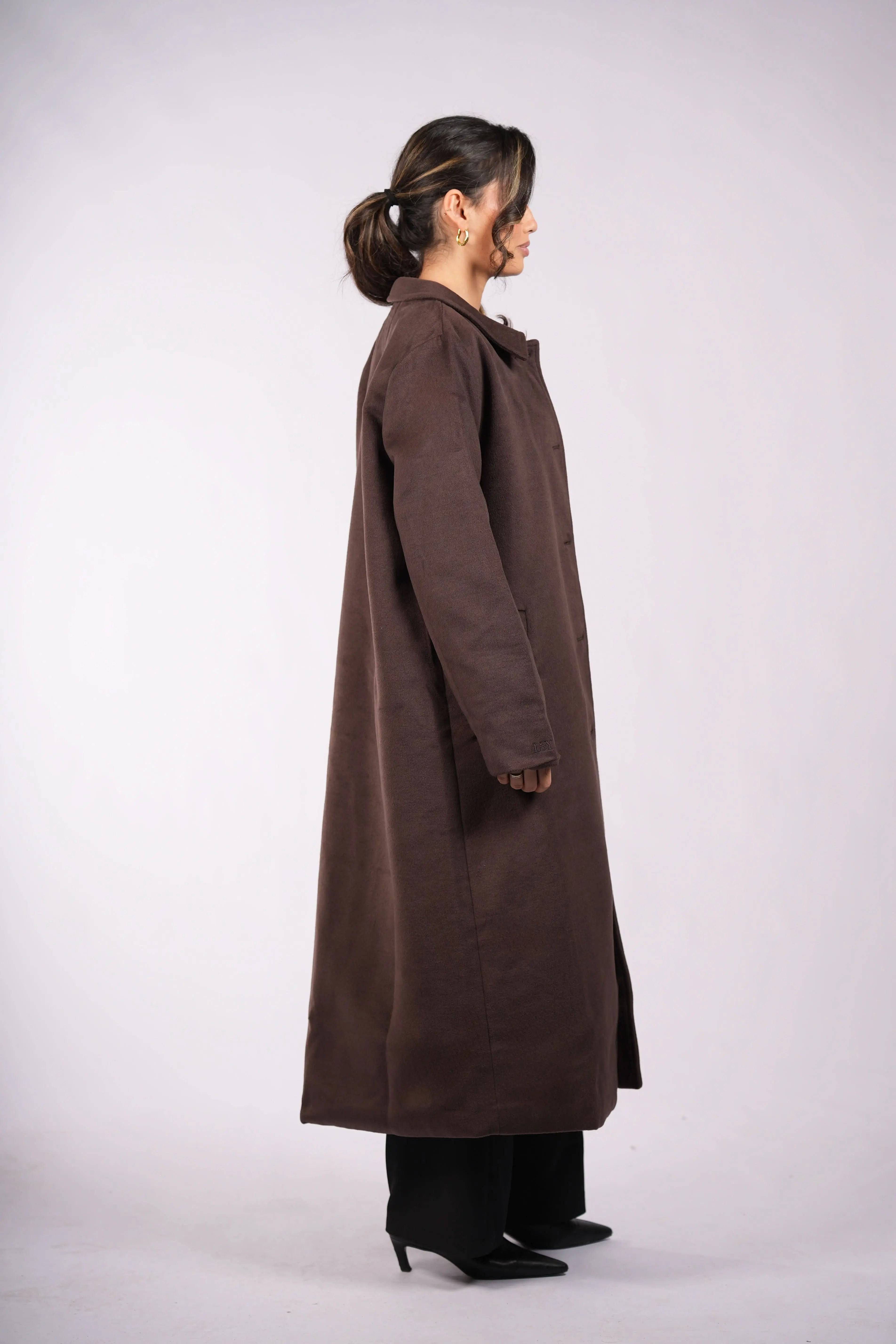 the vienna coat - espresso Losyana.Shop